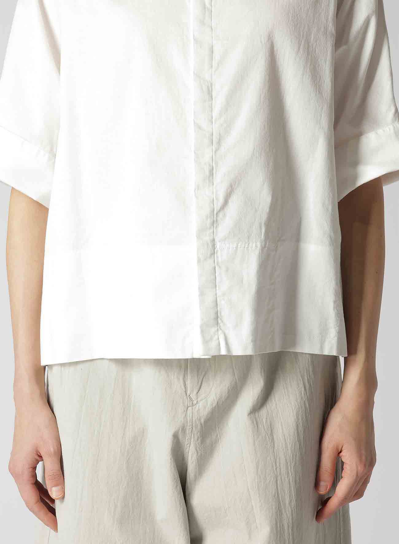 [Y's BORN PRODUCT] THIN COTTON TWILL WIDE CUFF SHIRT