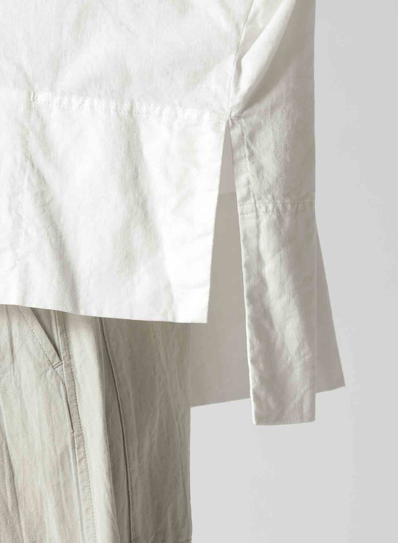 [Y's BORN PRODUCT] THIN COTTON TWILL WIDE CUFF SHIRT