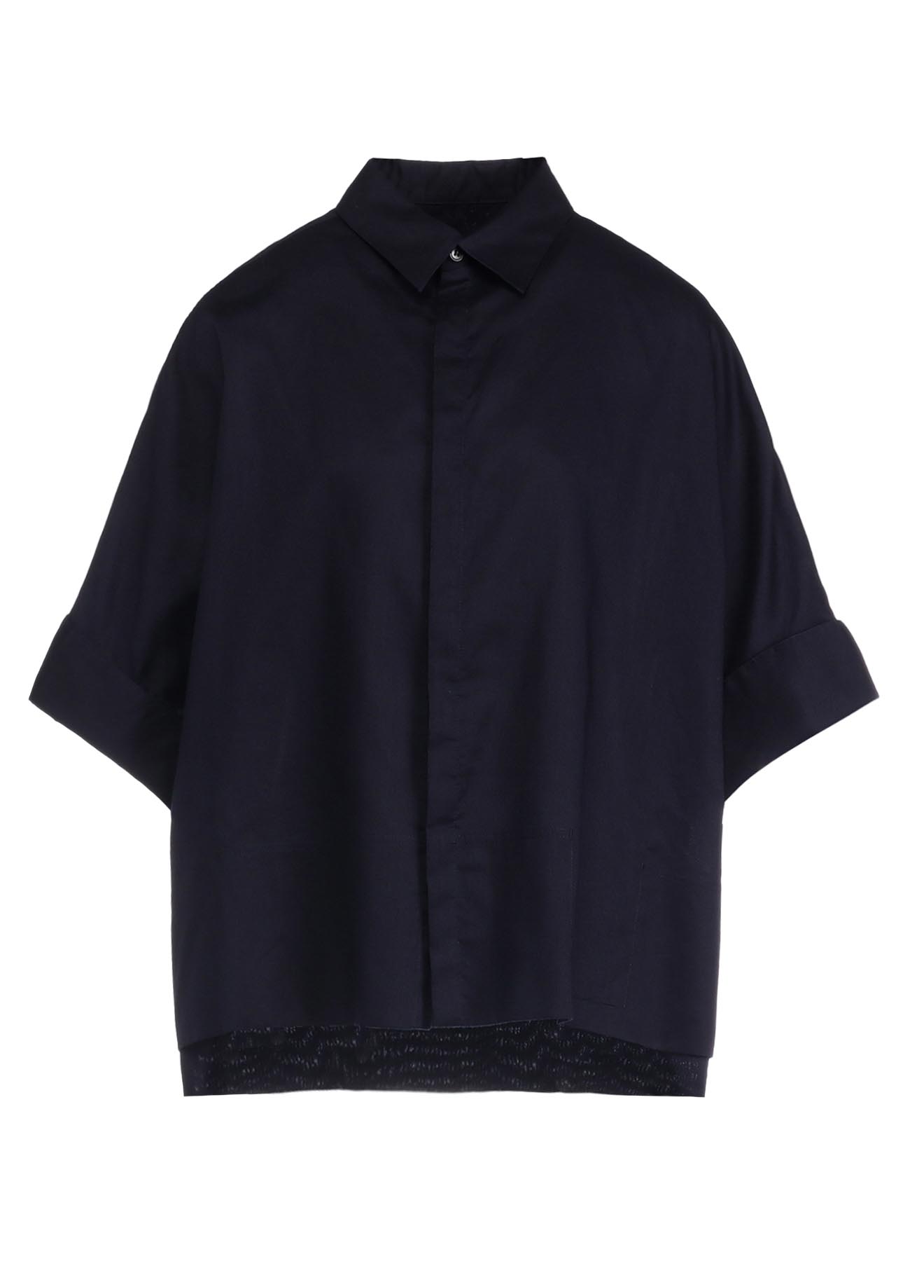 [Y's BORN PRODUCT] THIN COTTON TWILL WIDE CUFF SHIRT