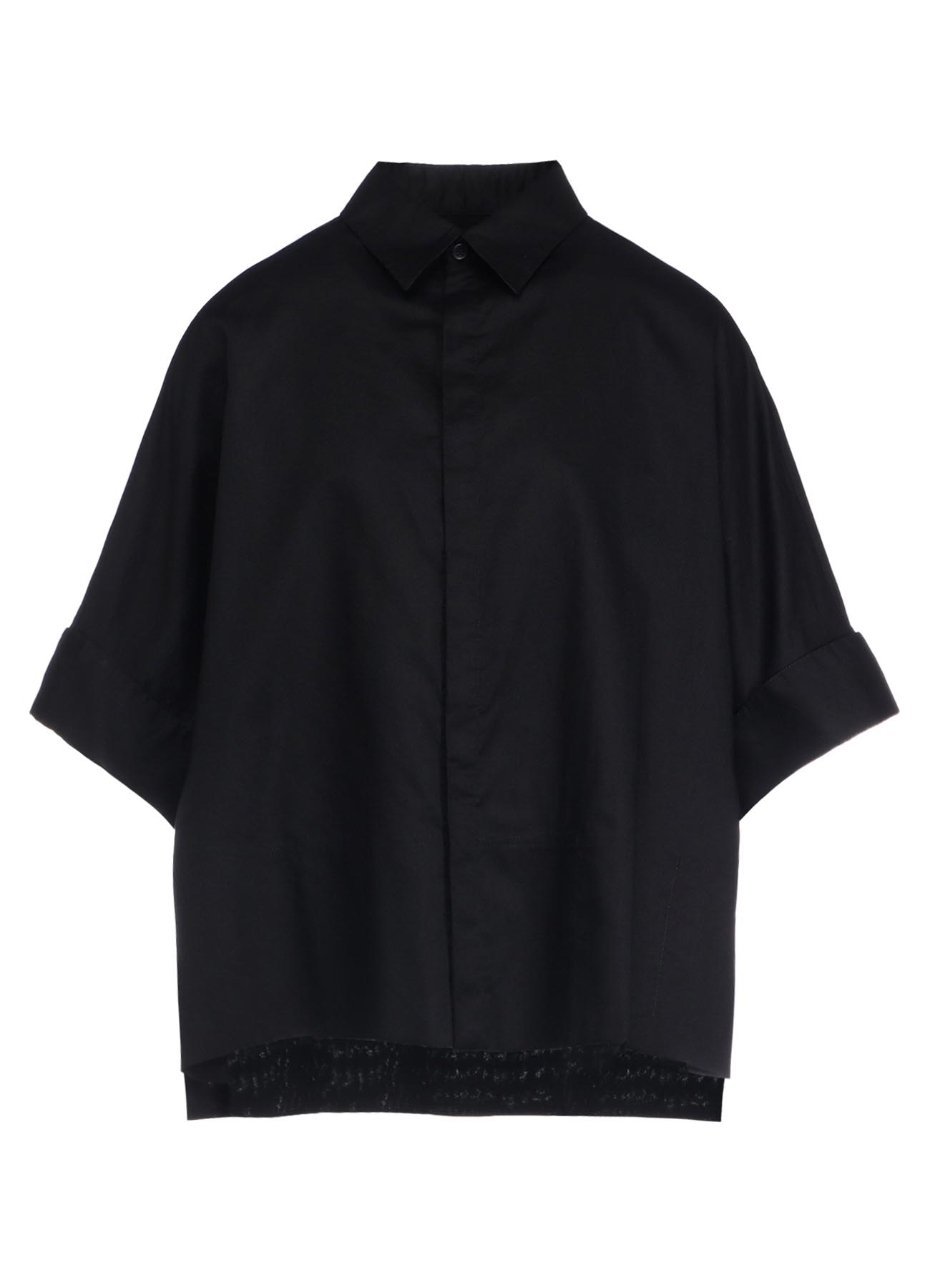 [Y's BORN PRODUCT] THIN COTTON TWILL WIDE CUFF SHIRT