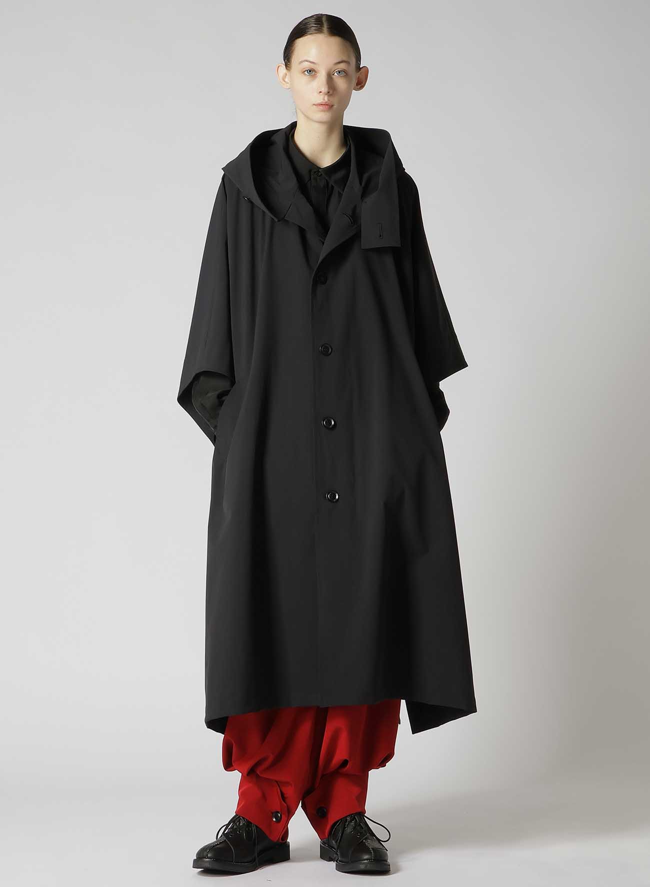 MATTE NYLON WEATHER CAPE