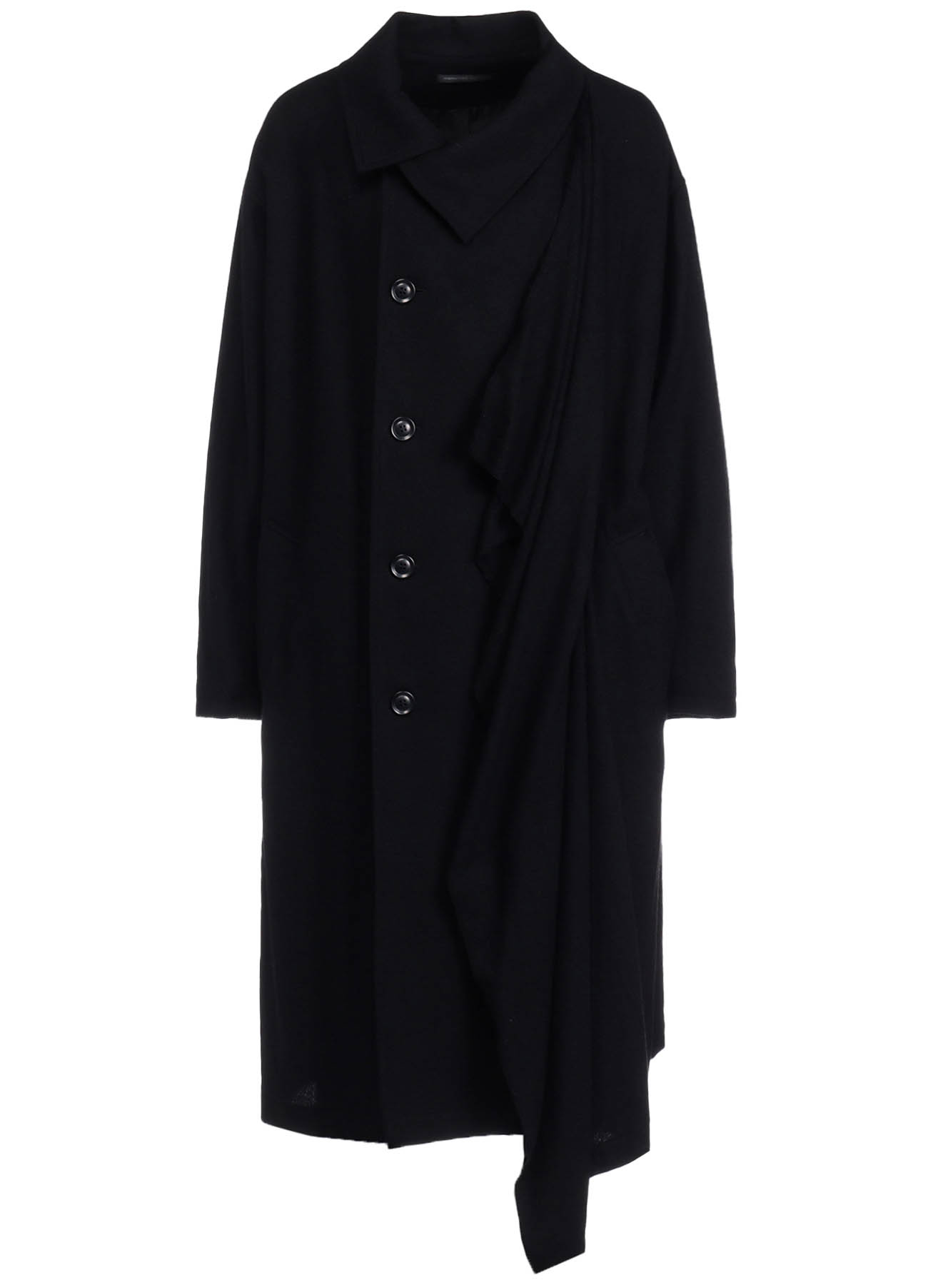 【9/20 12:00(JST) Release】WOOL FLANNEL LEFT FLAP PANEL COAT