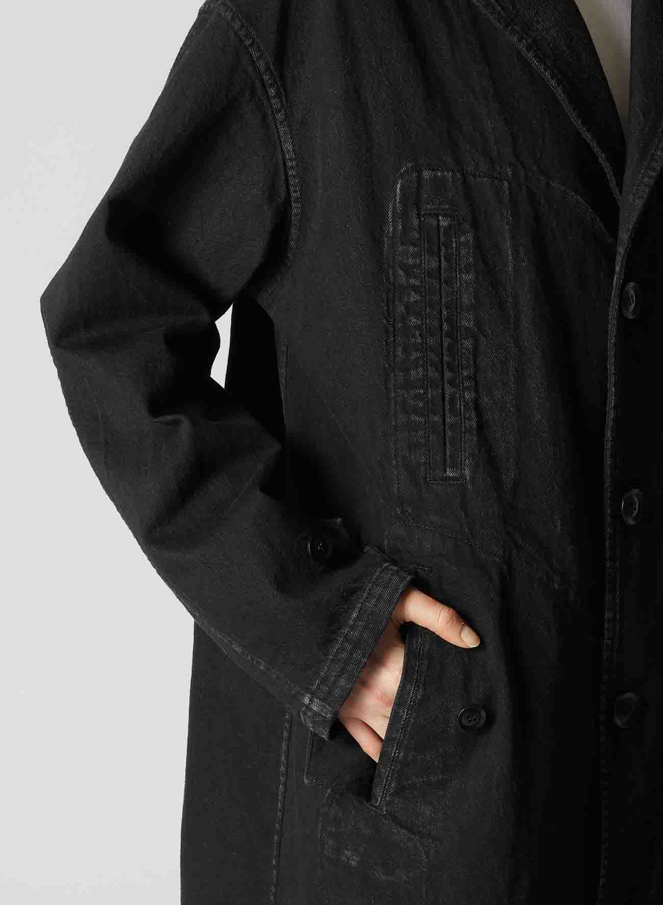 10OZ DENIM FLAP POCKET WORK COAT