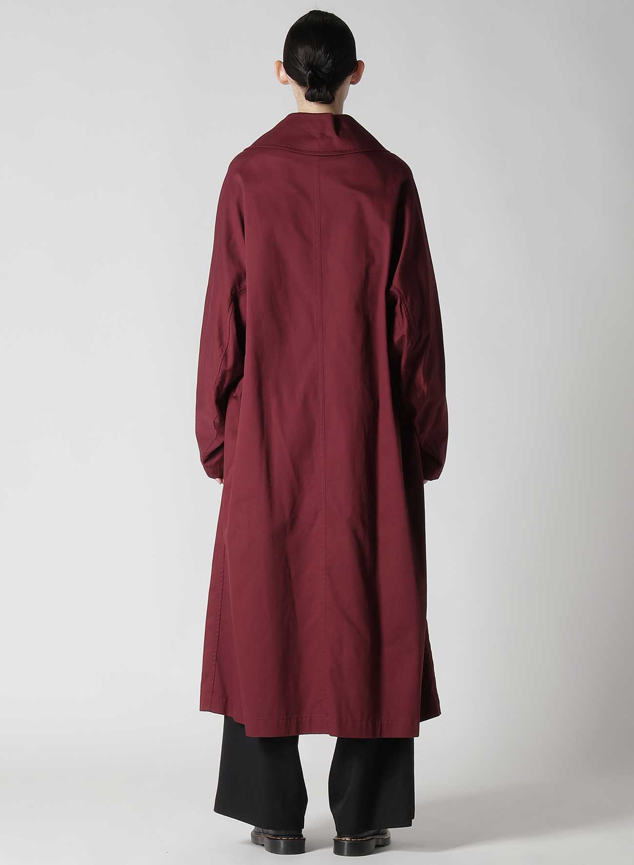 [Y's BORN PRODUCT] COTTON TWILL LONG CAPE COAT