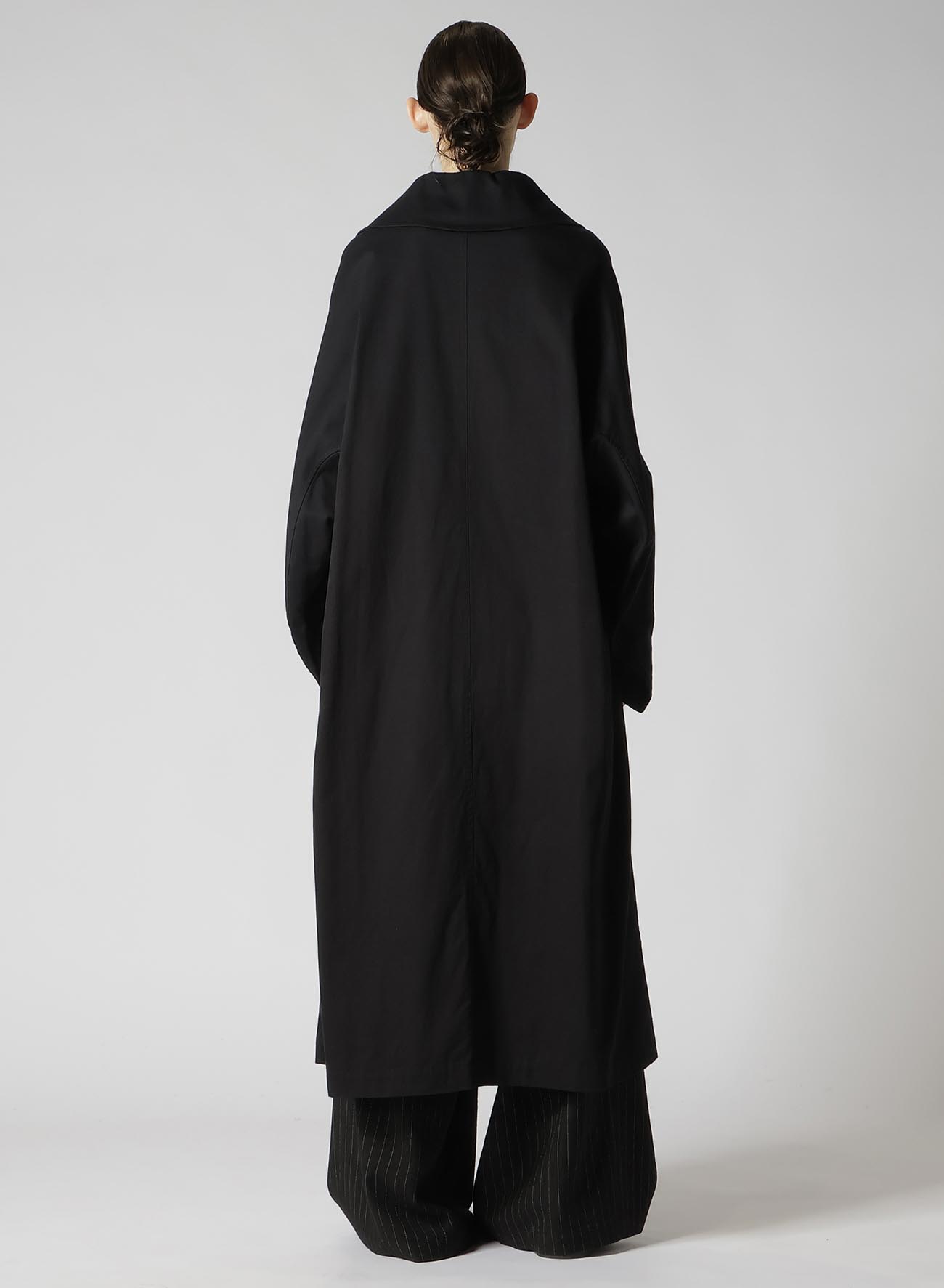 [Y's BORN PRODUCT] COTTON TWILL LONG CAPE COAT