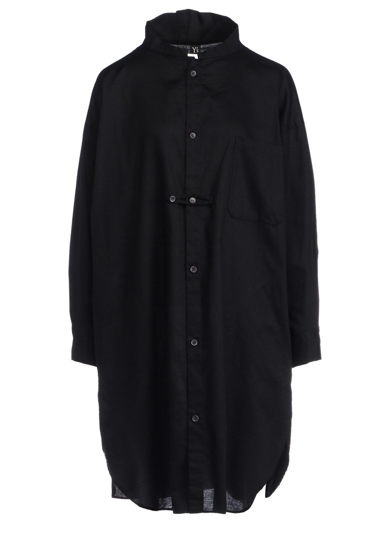 [Y's BORN PRODUCT] THIN COTTON TWILL SHIRT DRESS