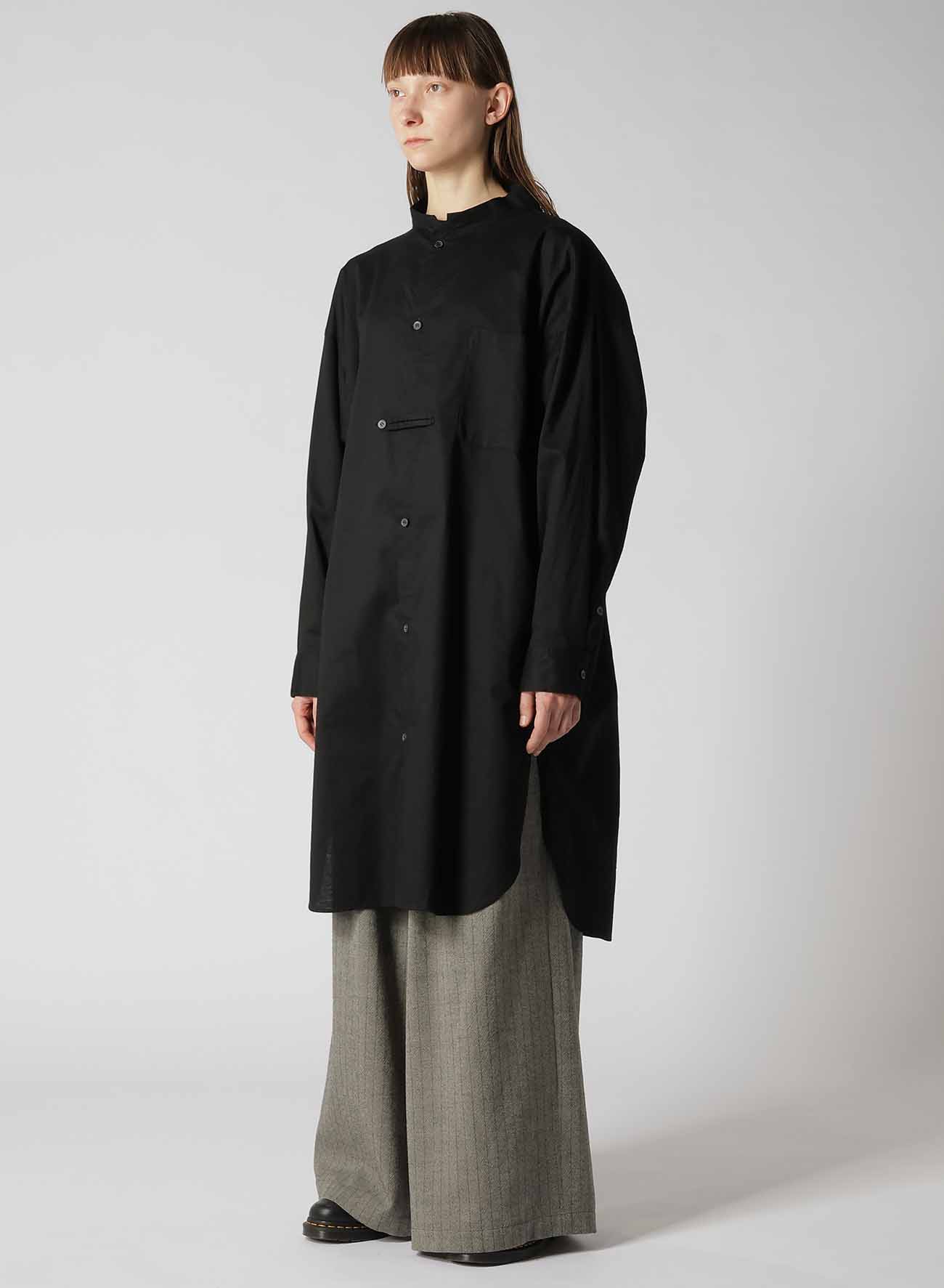 [Y's BORN PRODUCT] THIN COTTON TWILL SHIRT DRESS