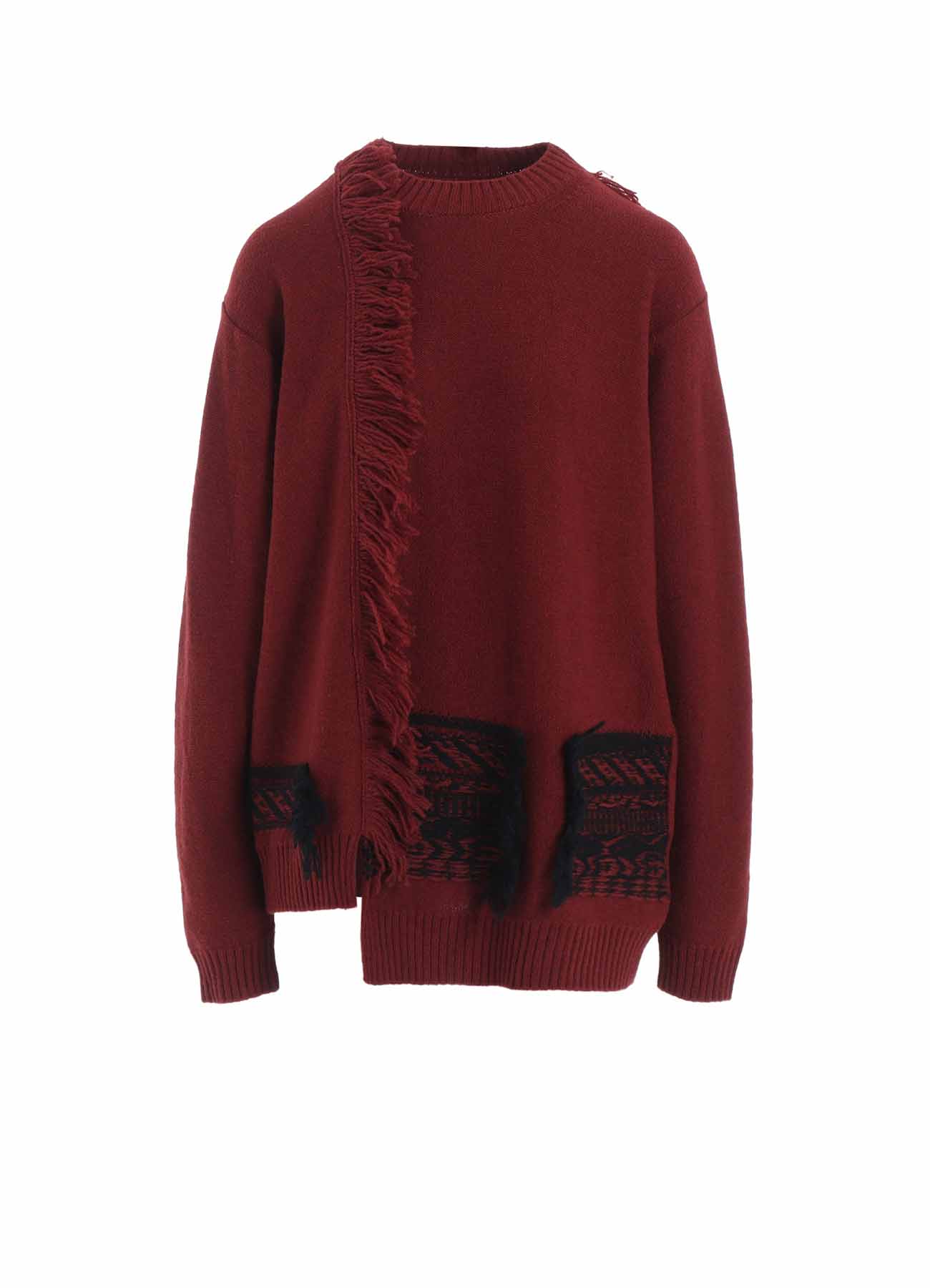 【10/18 12:00(JST) Release】WOOL BLEND JACQUARD PULLOVER