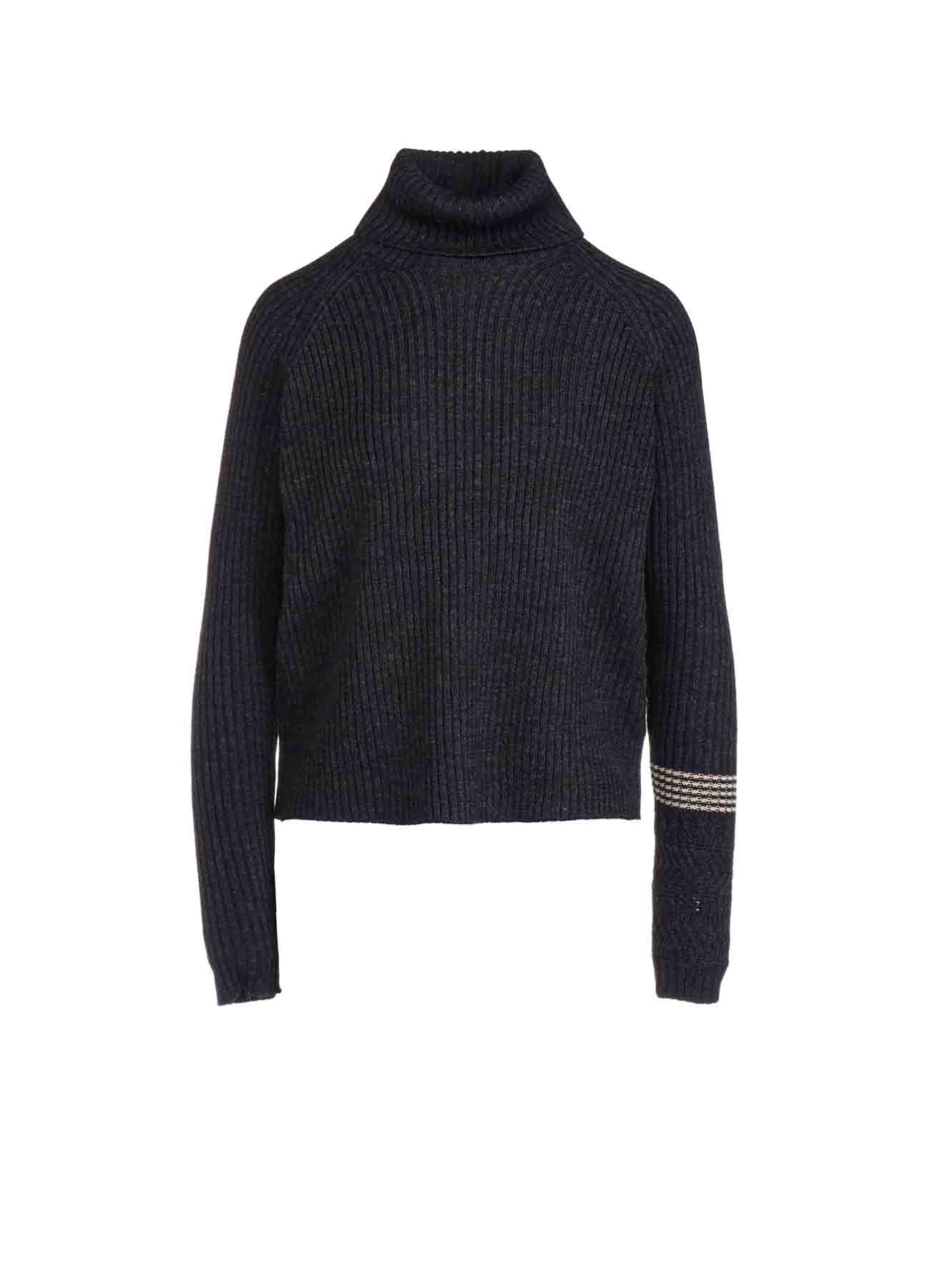 【9/20 12:00(JST) Release】WOOL RIB TURTLE NECK PULLOVER