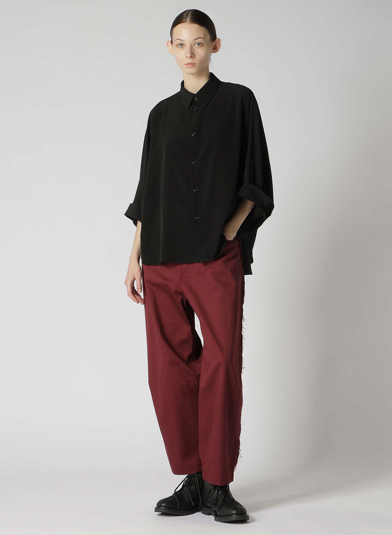 [Y's BORN PRODUCT] COTTON TWILL CUT LINE KNEE PANTS