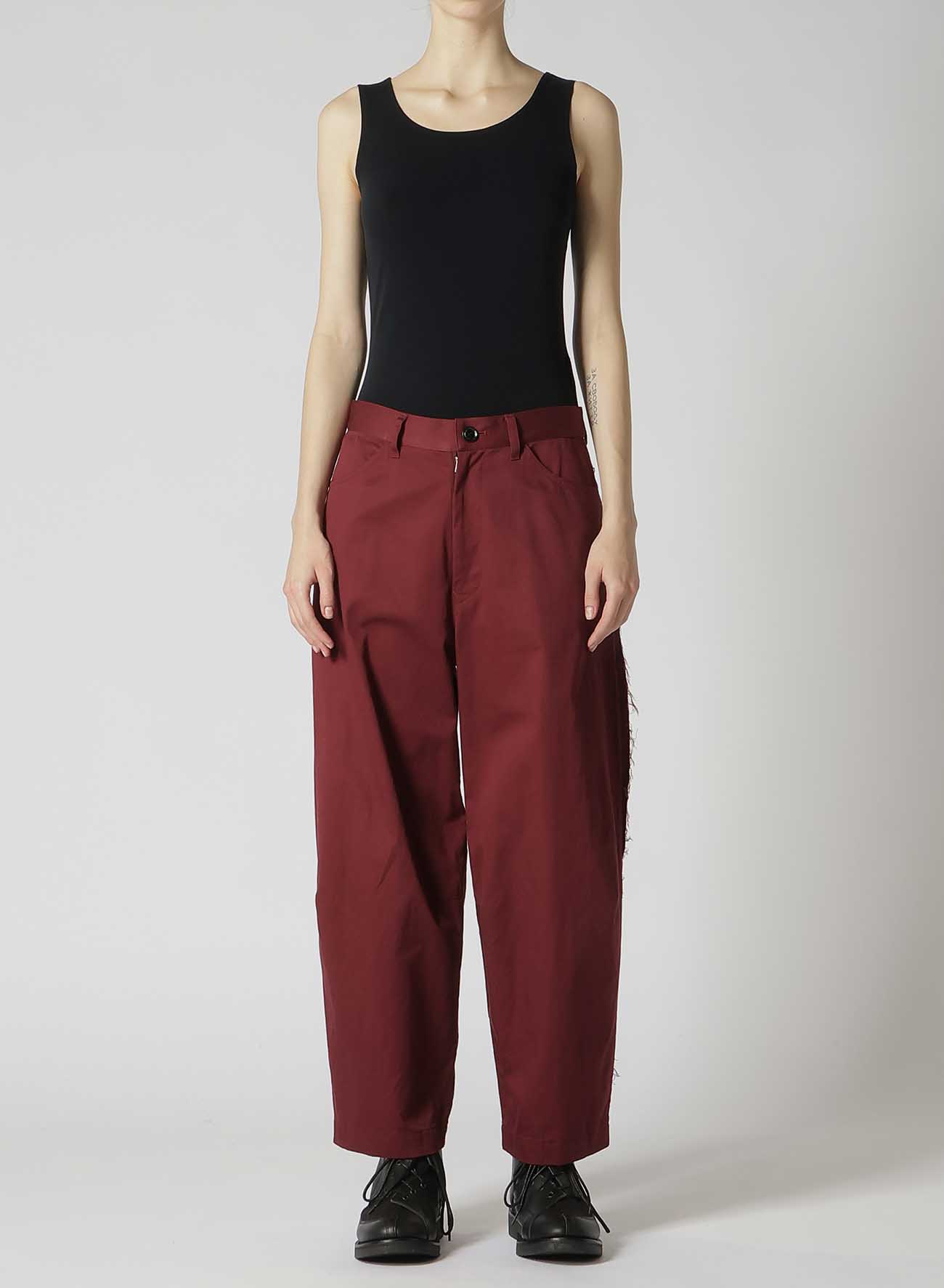 [Y's BORN PRODUCT] COTTON TWILL CUT LINE KNEE PANTS