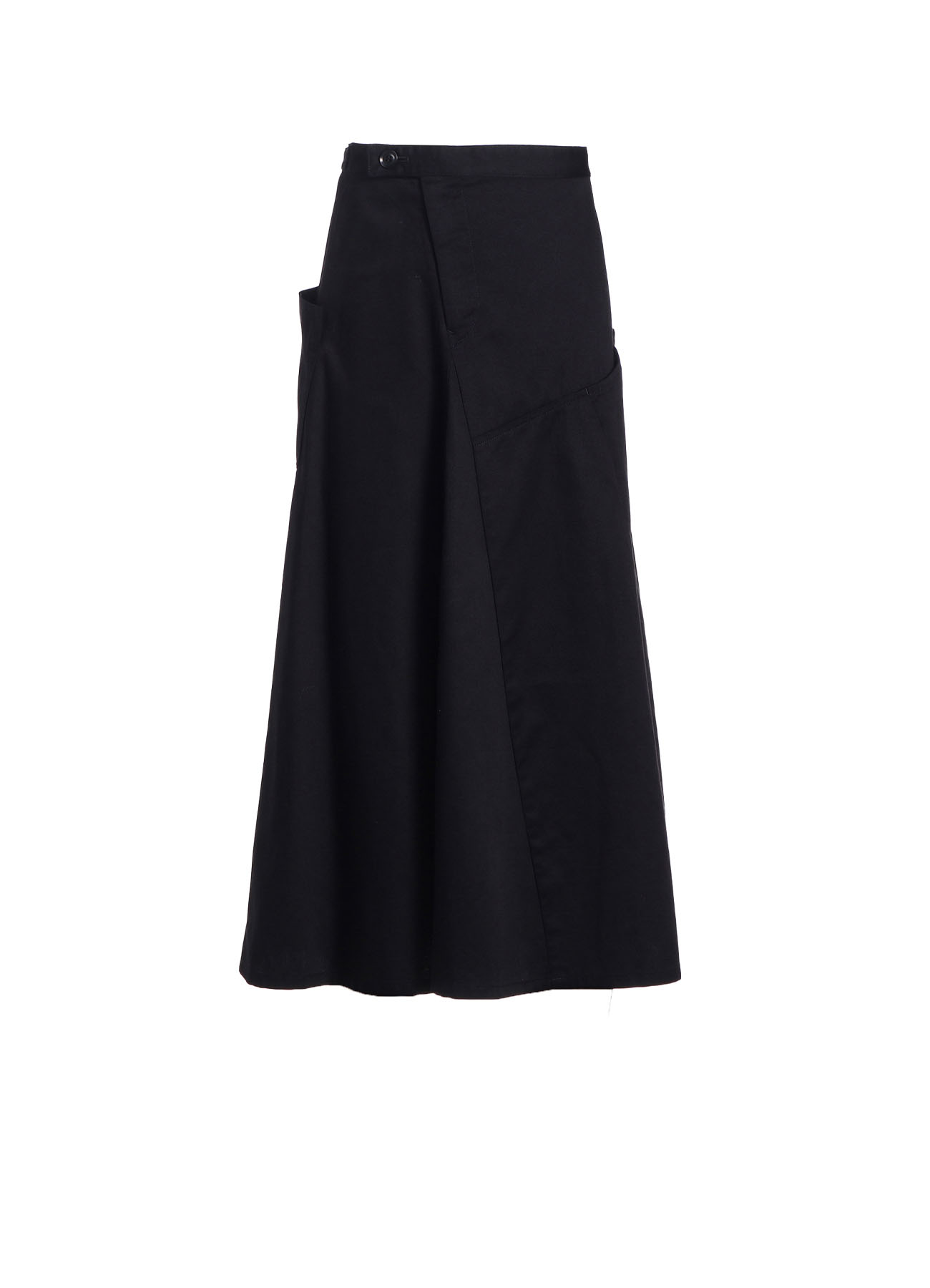 [Y's BORN PRODUCT] COTTON TWILL FLARE SKIRT WITH GUSSET