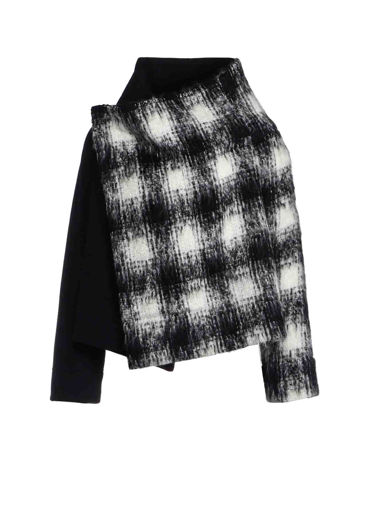 【9/20 12:00(JST) Release】COTTON×WOOL MOHAIR PLAID JACKET