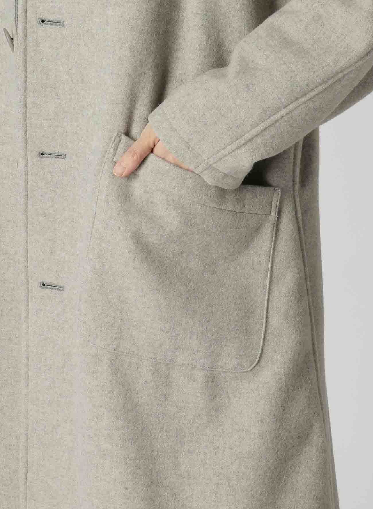 AIRY MOSSER COLLARLESS COAT