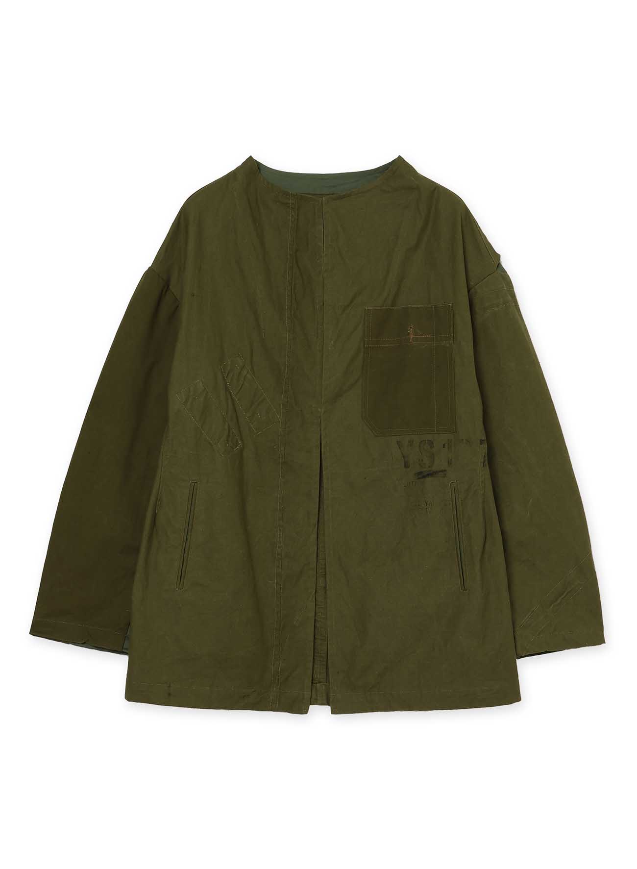 MILITARY TENT CLOTH DROP SLEEVE JACKET	