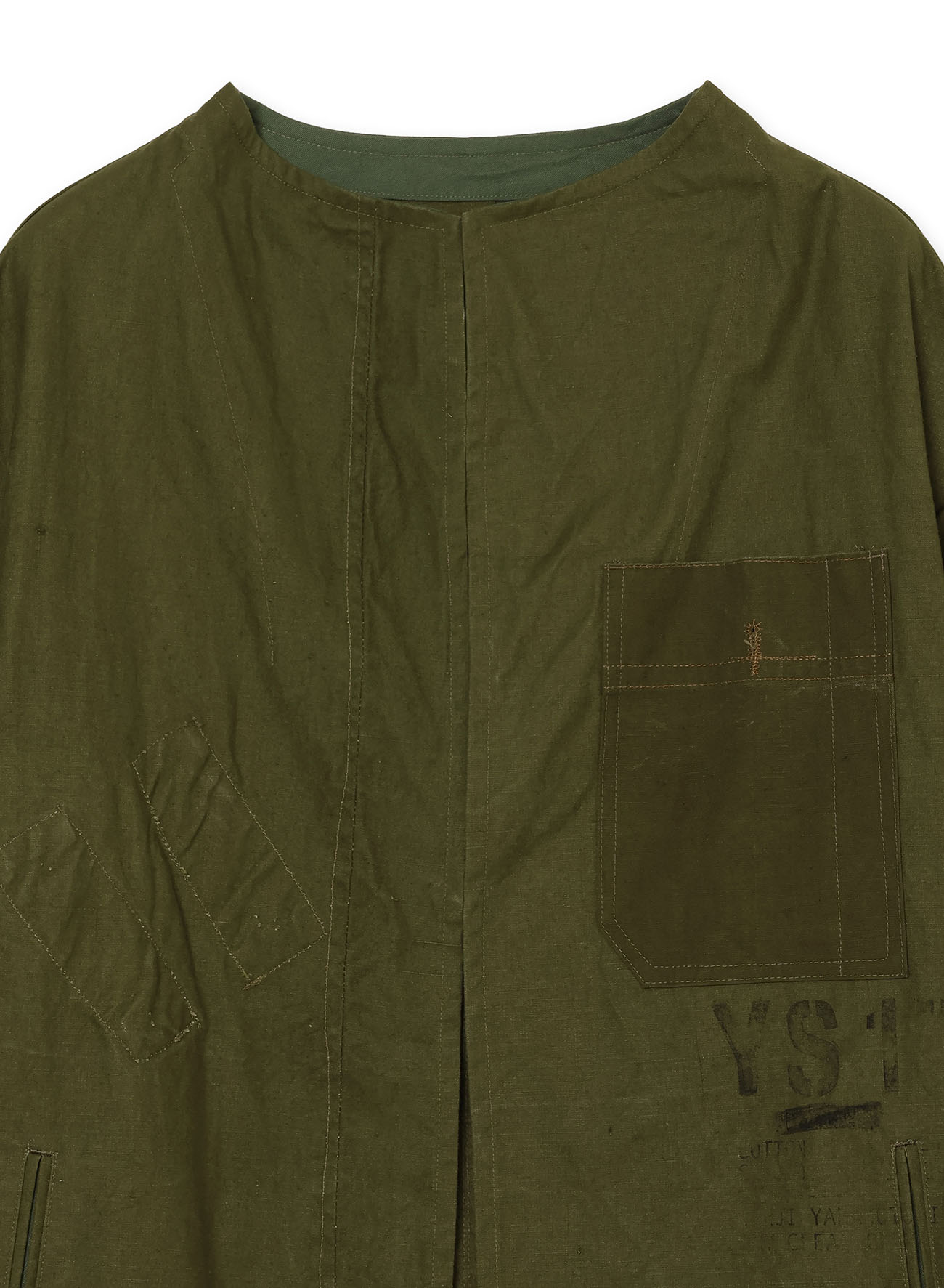 MILITARY TENT CLOTH DROP SLEEVE JACKET	