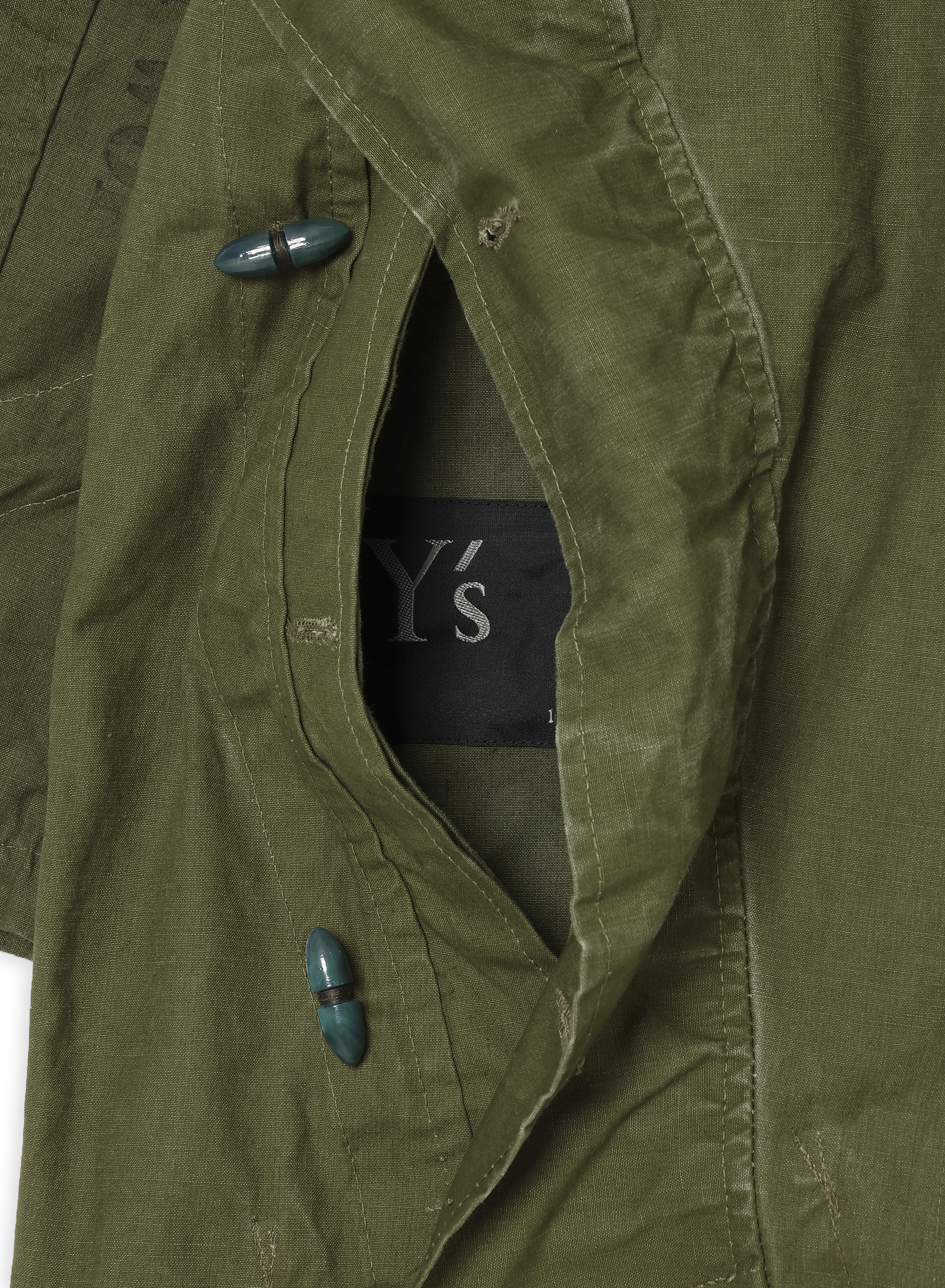 MILITARY TENT CLOTH LONG JACKET