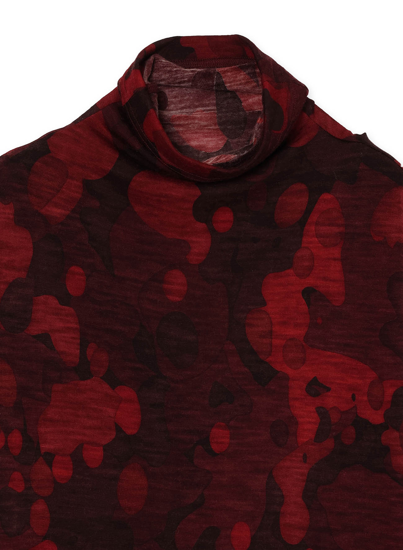 WOOL CAMOFRAGE TURTLENECK