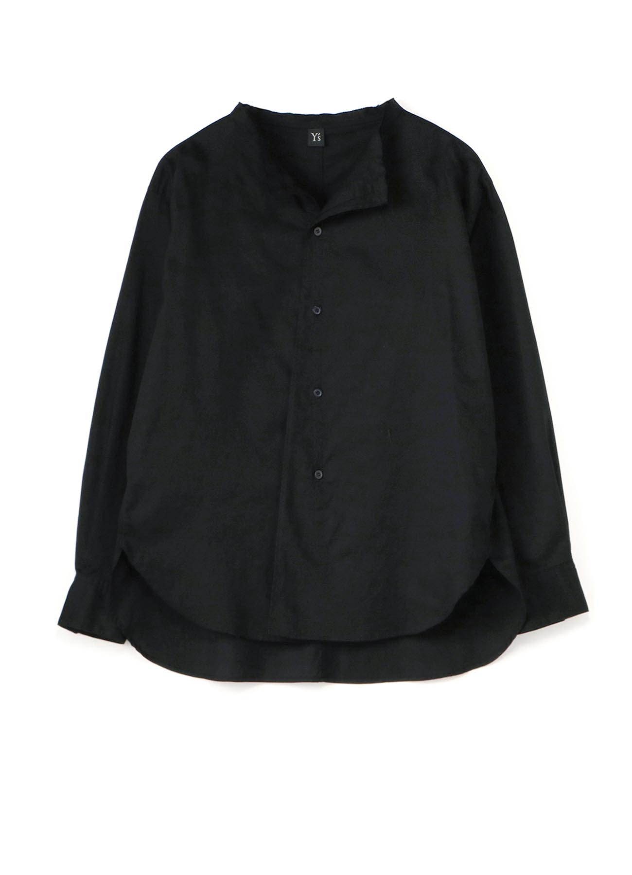 C/ THIN TWILL CUTTING OUT COLLAR BLOUSE