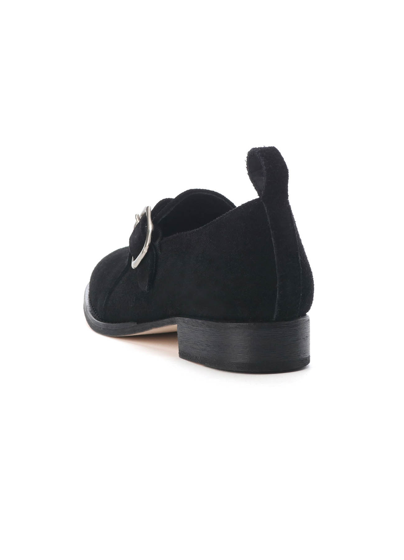COW SUEDE ONE STRAP SHOES