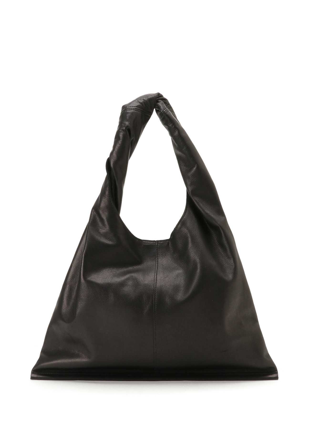 SOFT OIL LEATHER TWISTED TOTE S