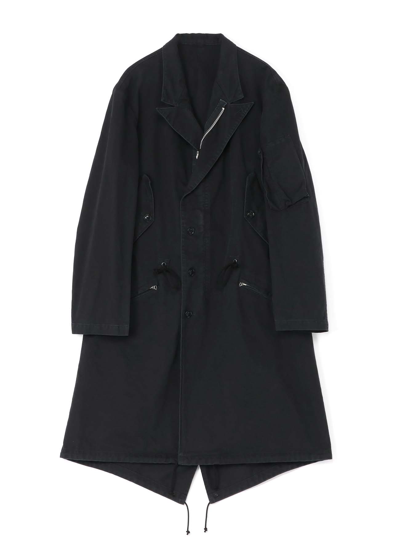 Y's BANG ON!No.188 PIGMENT ARMY CORDS PEAKED LAPEL MILITARY COAT