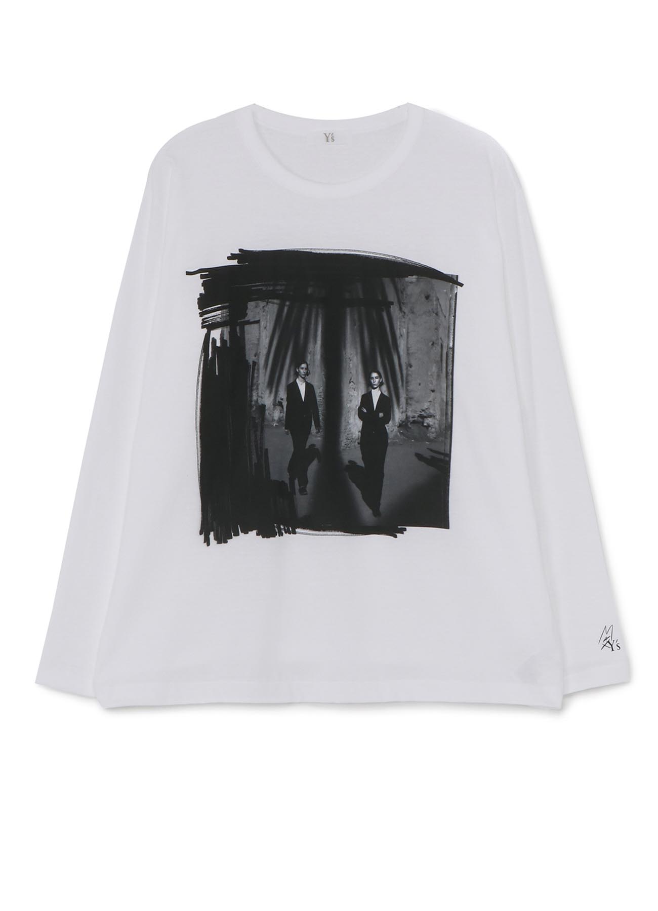 [Y's 1972 - A MOMENT IN Y's WITH MAX VADUKUL]PICTURE PIGMENT PRINT LONG SLEEVE T