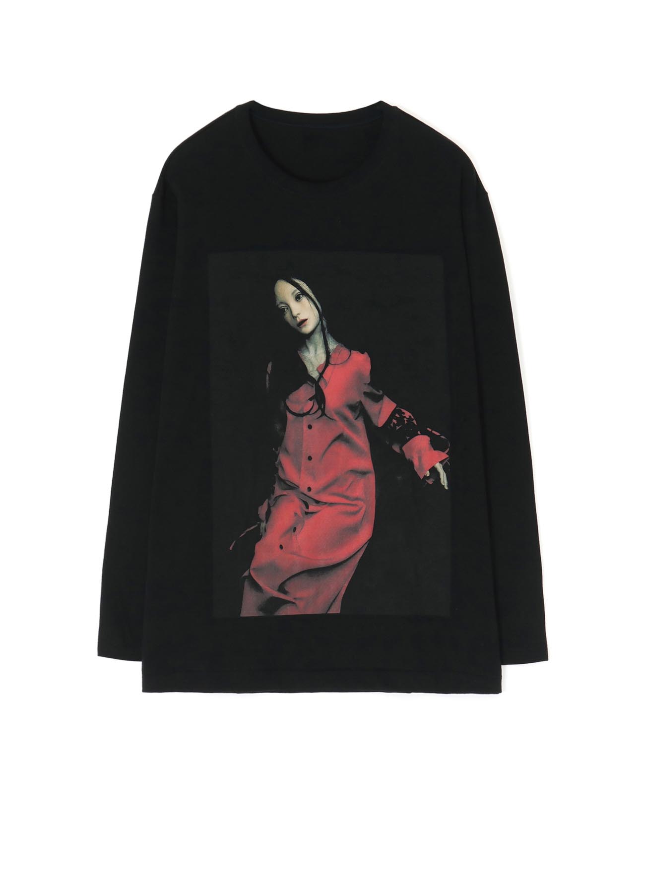 [Y's Ayumidoll Collection]PIGMENT DISCHARGE PRINT LONG SLEEVE T -彼は誰-