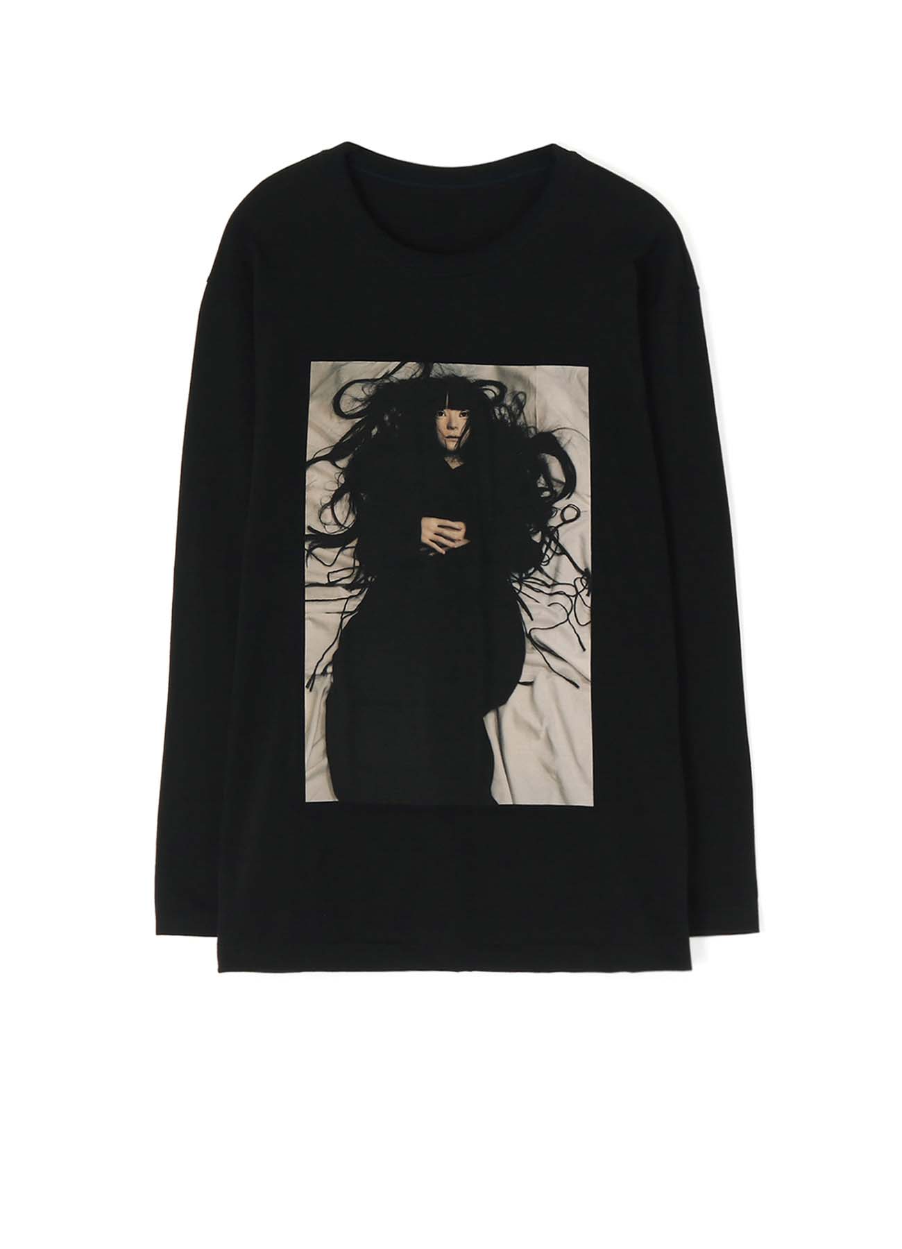 [Y's Ayumidoll Collection]PIGMENT DISCHARGE PRINT LONG SLEEVE T -誰そ彼-