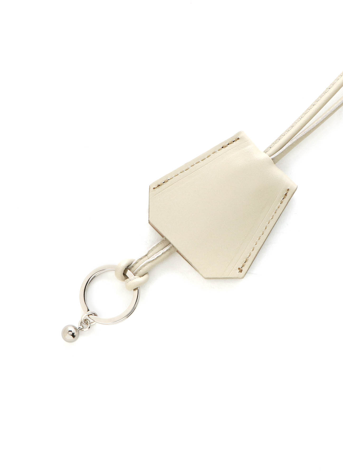 COLOR LEATHER KEY RING