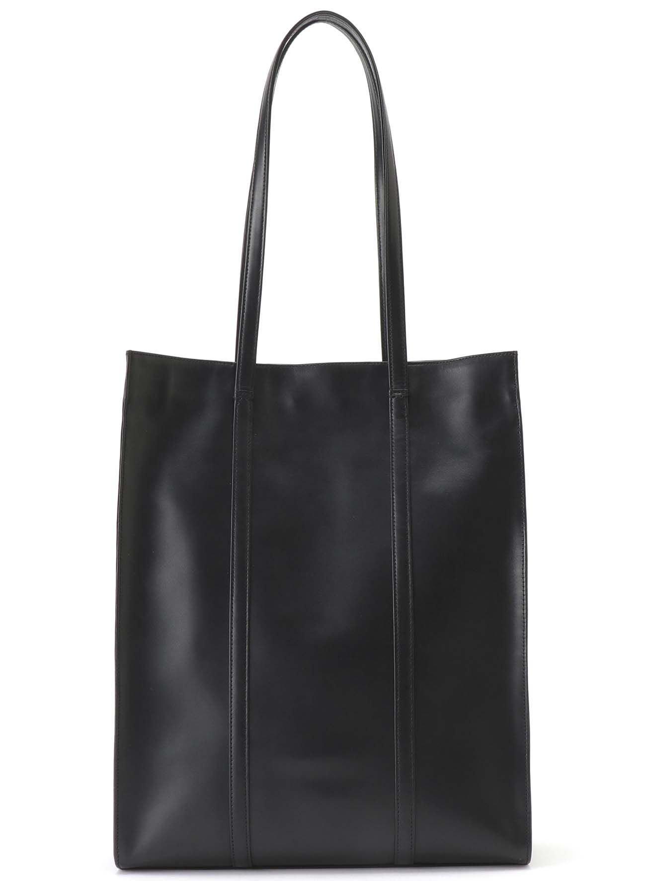 SMOOTH LEATHER NARROW BELT TOTE