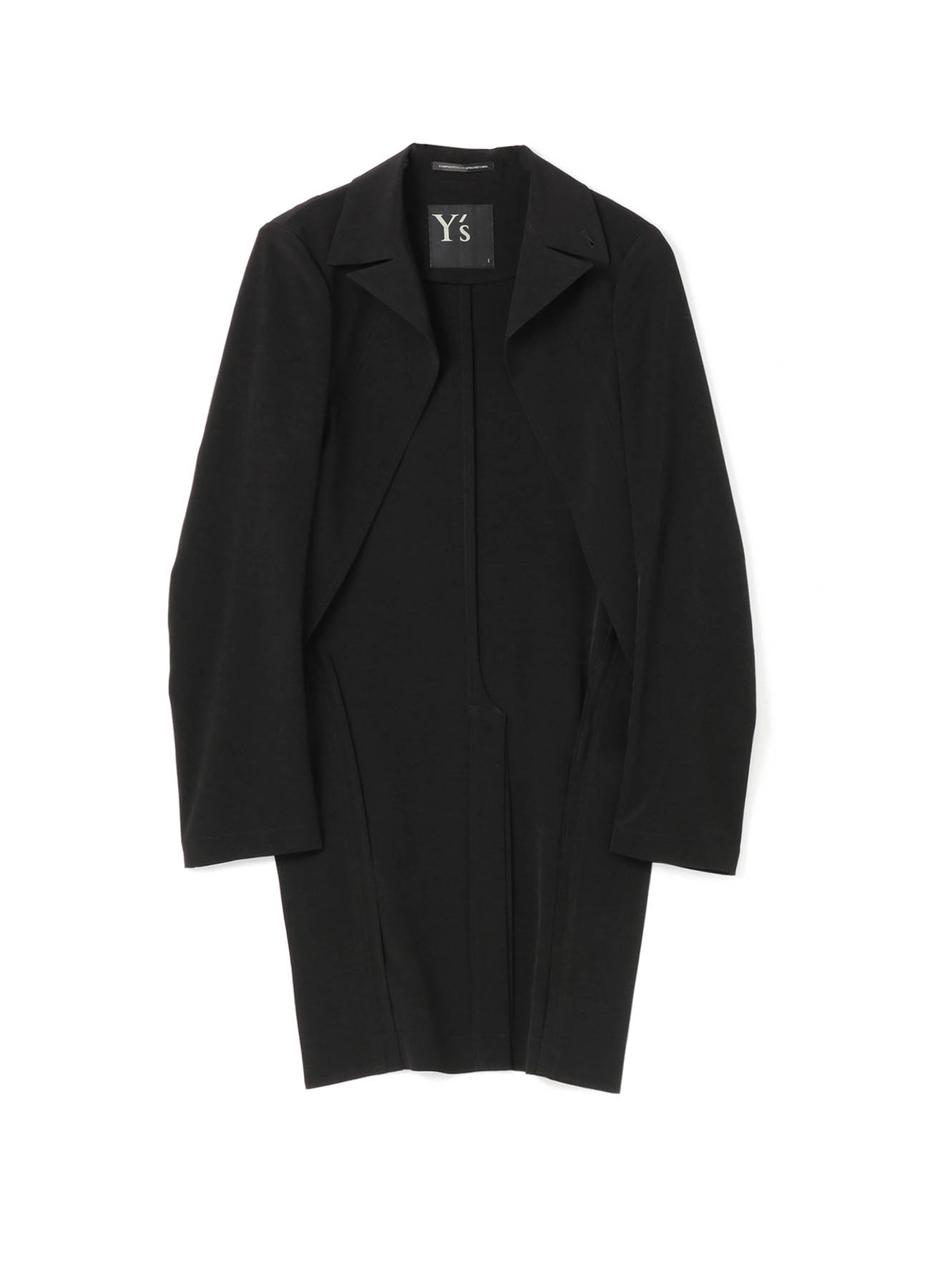 TRIACETATE POLYESTER de CHINE TAILCOAT JACKET