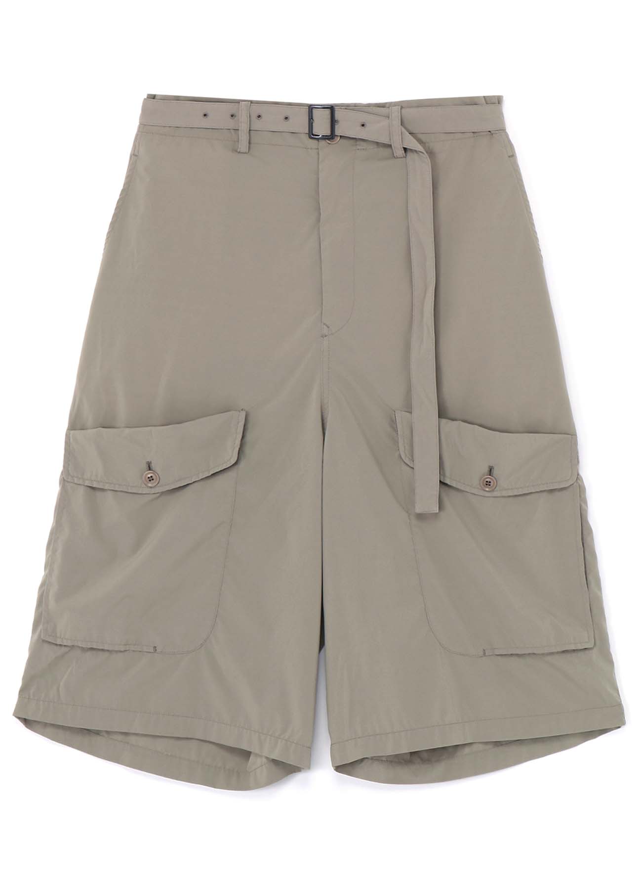 TYPEWRITER POLYESTER MILITARY-STYLE SHORTS