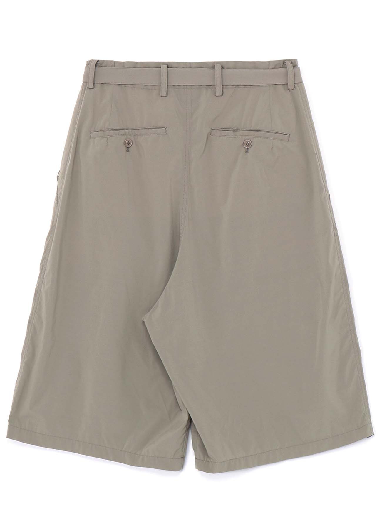 TYPEWRITER POLYESTER MILITARY-STYLE SHORTS