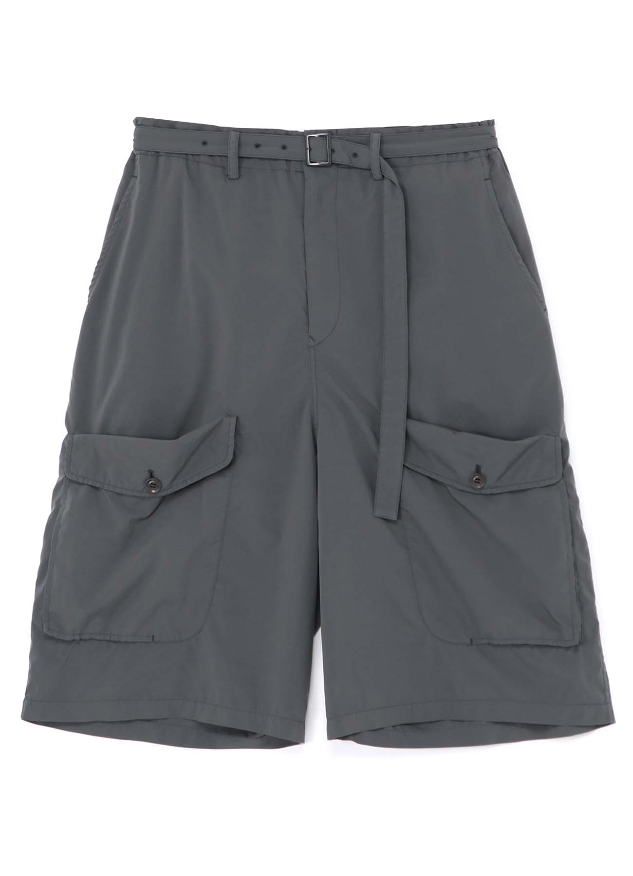 TYPEWRITER POLYESTER MILITARY-STYLE SHORTS