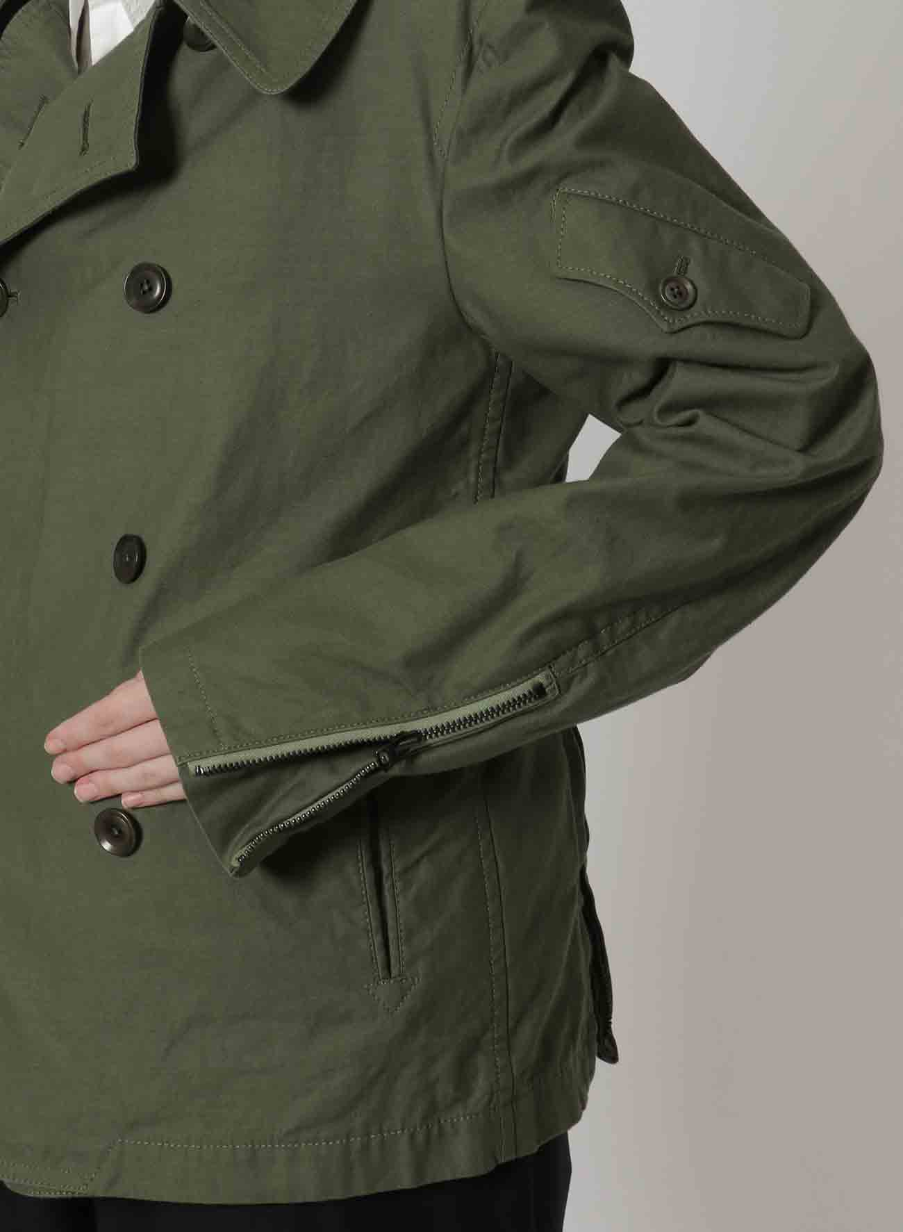 [Y's-Black Name]BACKSIDE SULFURIZATION SATIN SHORT FRONT BLOUSON