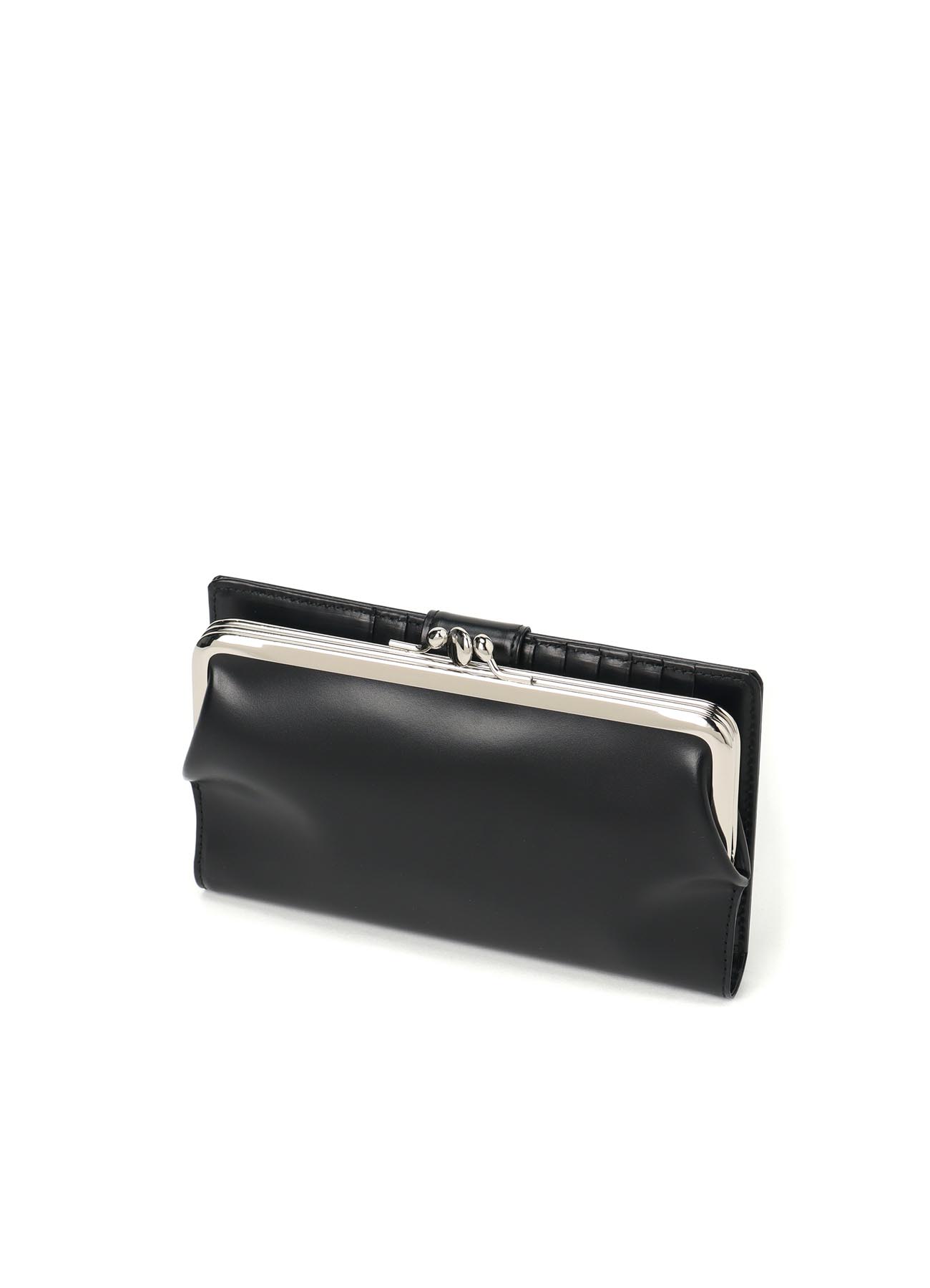 HIGH-GLOSS LEATHER LONG CLASP PURSE