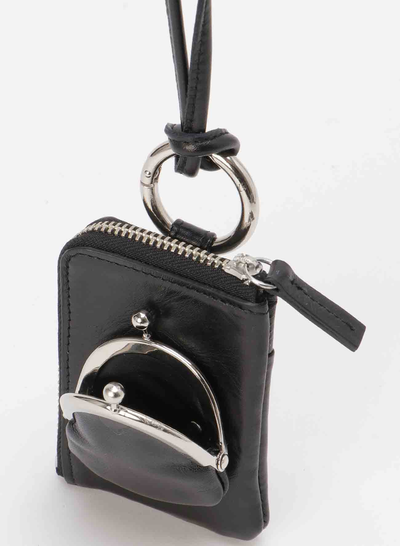 CLASP DETAIL MINI PURSE WITH STRAP