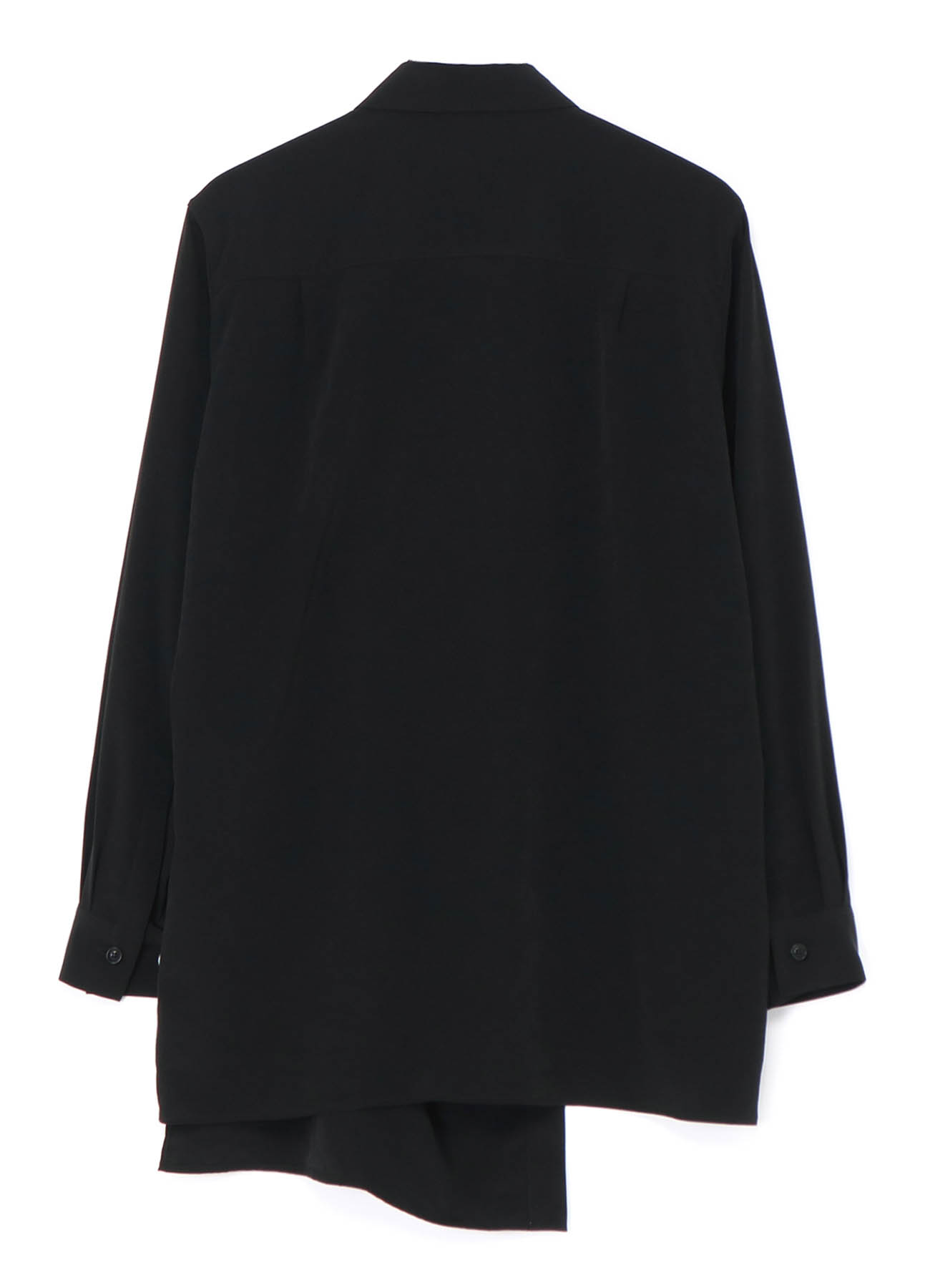 CREPE de CHINE LEFT SLASH DETAIL SHIRT