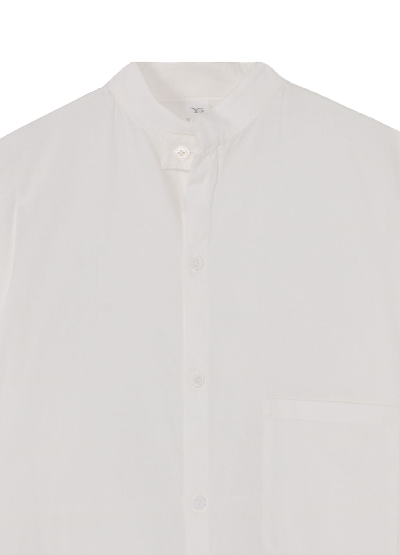 [Y's BORN PRODUCT] THIN COTTON TWILL MANDARIN COLLAR SHIRT