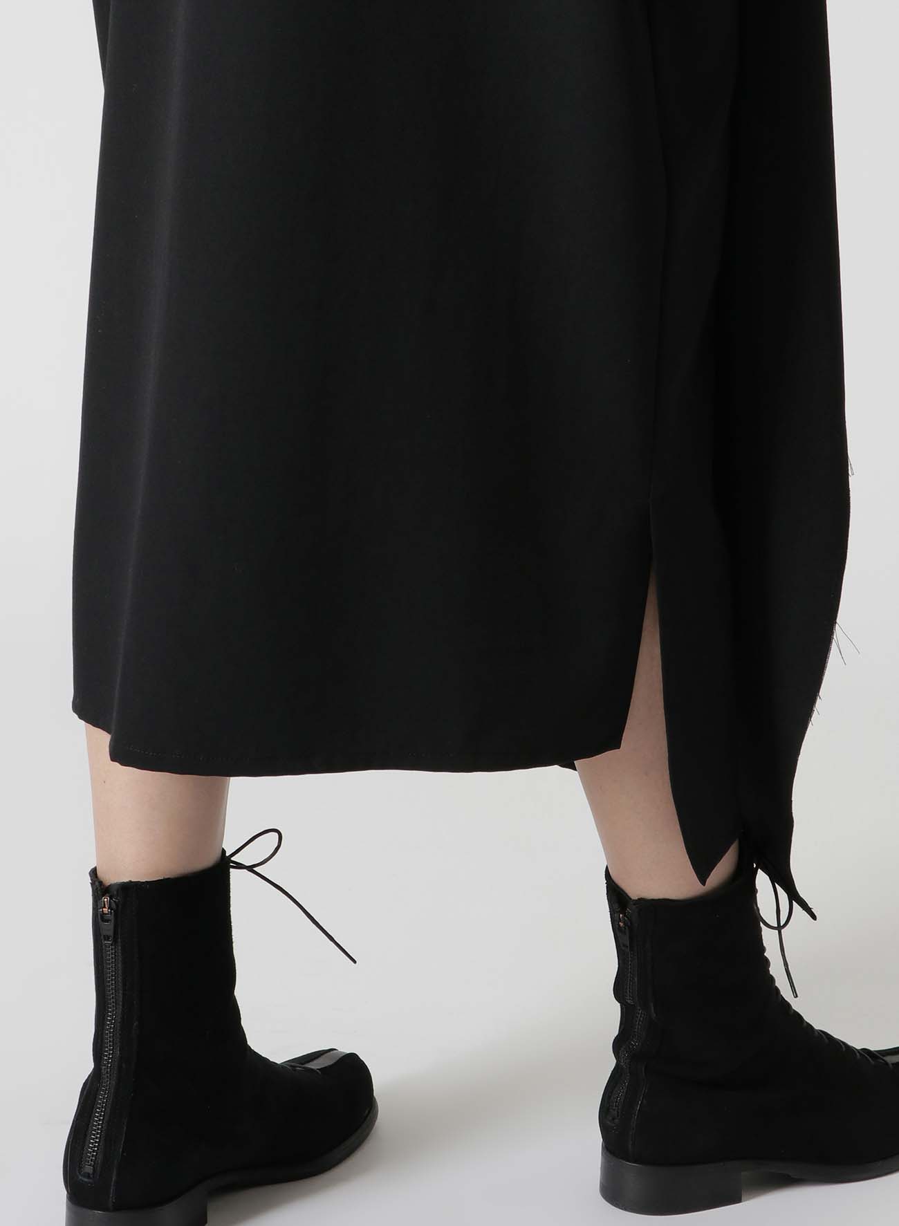 WOOL RIGHT FLAP DRESS