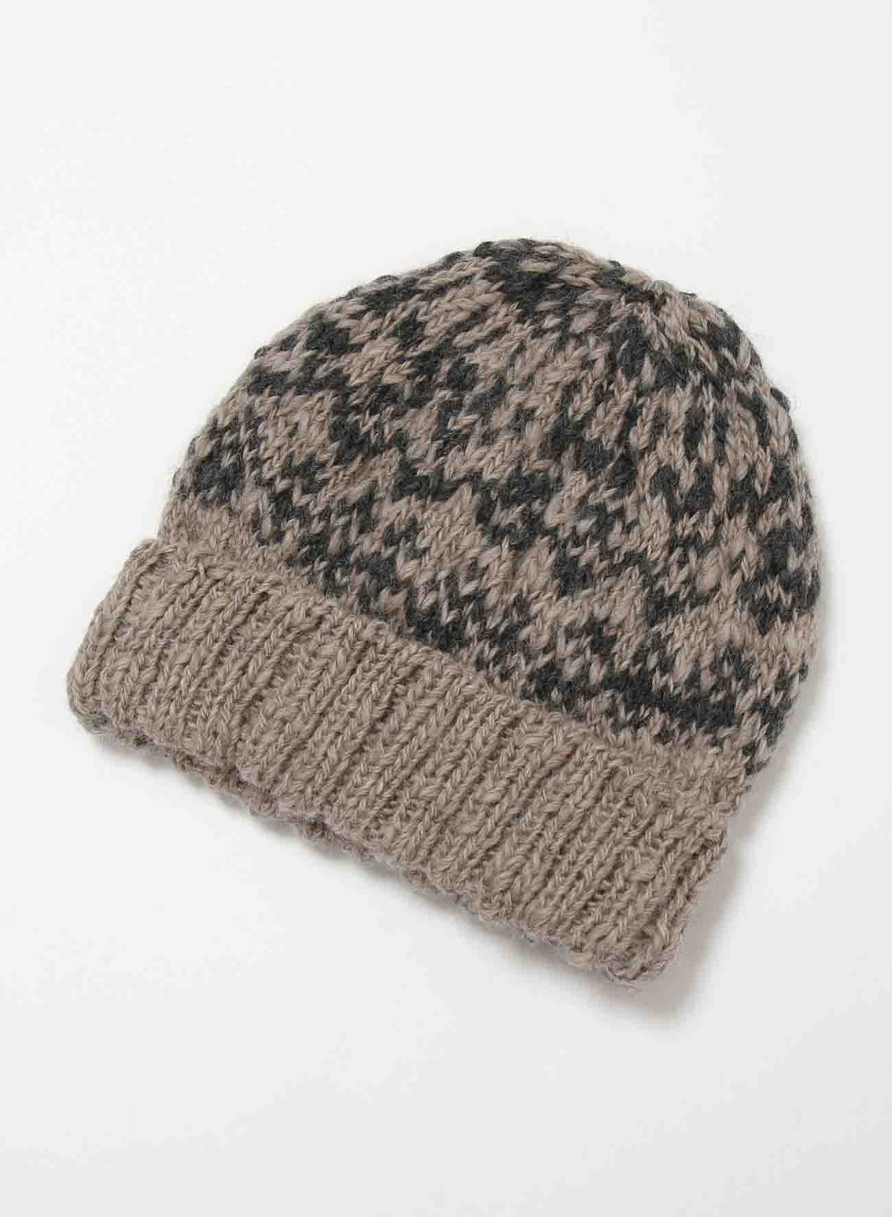 HAND-KNITTED BEANIE