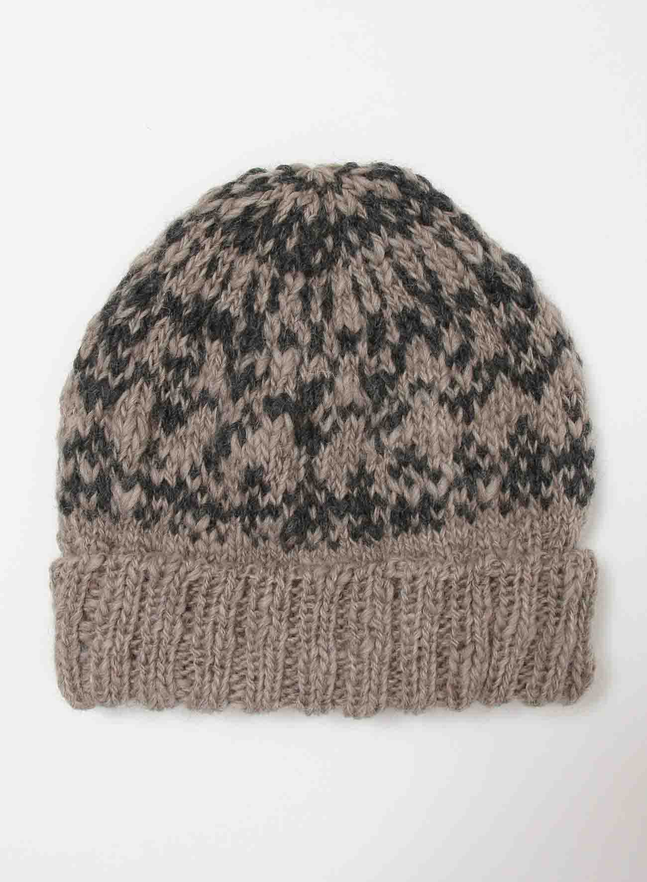 HAND-KNITTED BEANIE