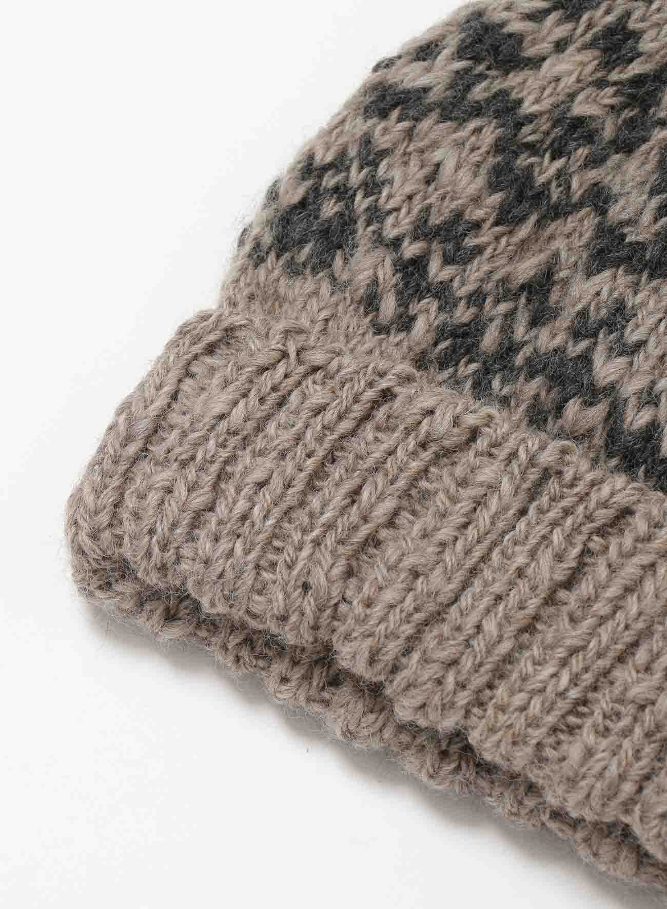 HAND-KNITTED BEANIE