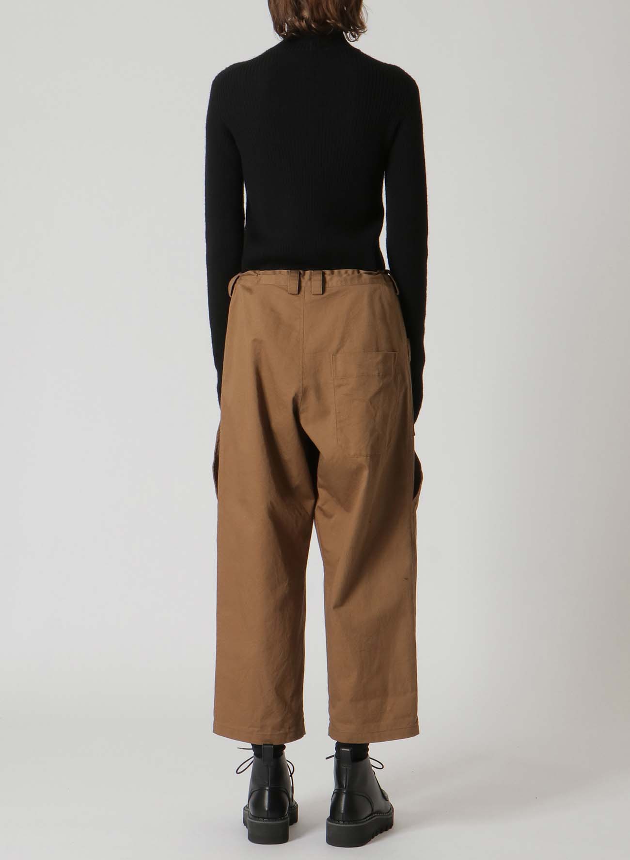 [Y's BORN PRODUCT] COTTON TWILL LONG POCKET PANTS