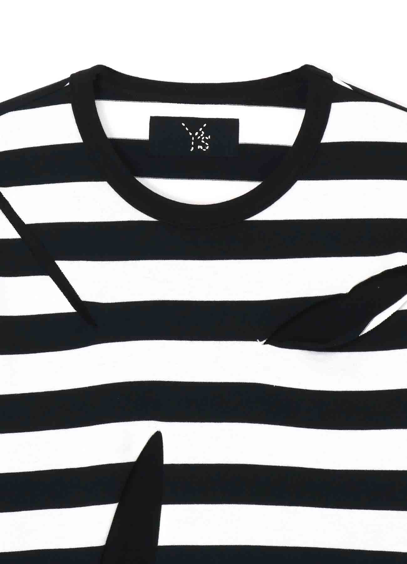 STRIPED COTTON LONG SLEEVE T-SHIRT