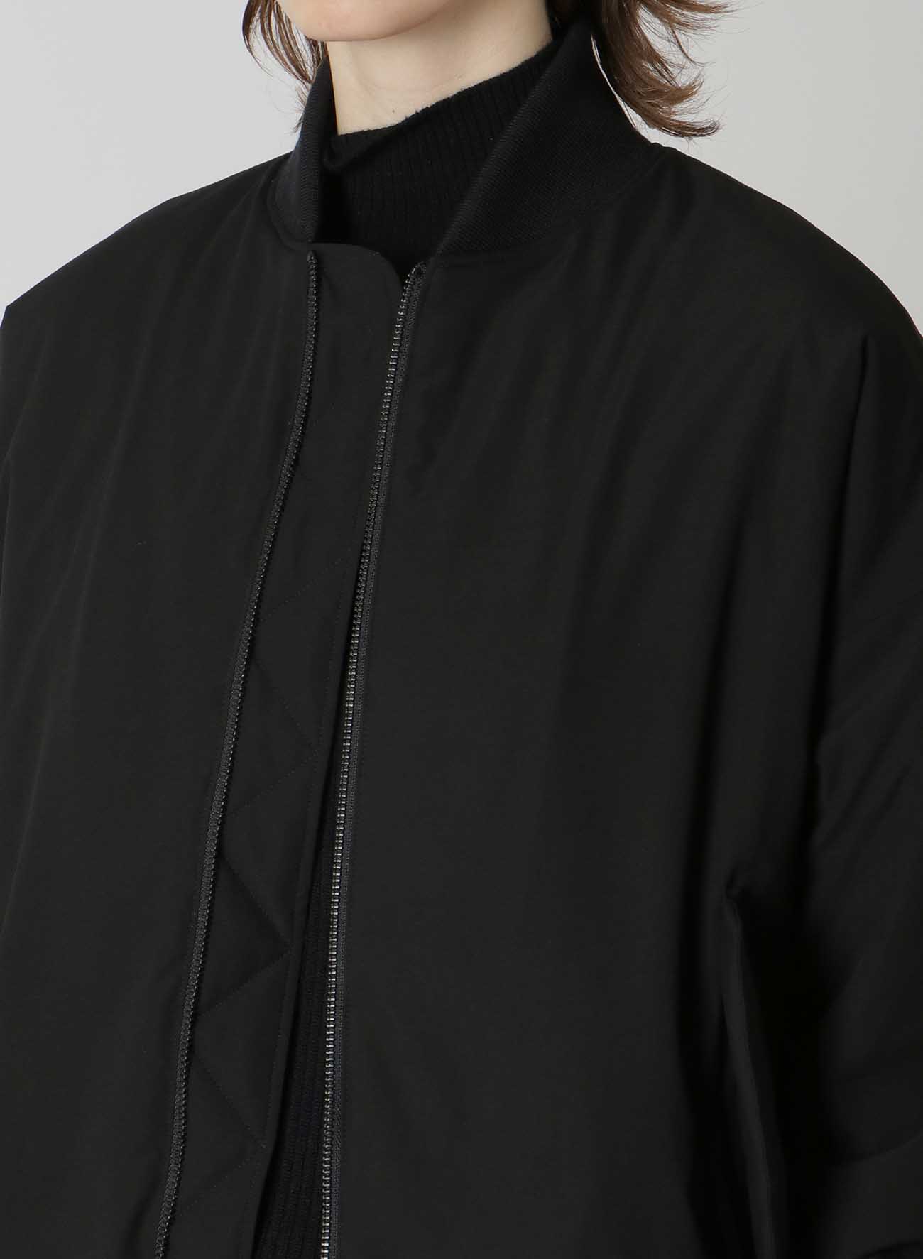 PADDED TYPEWRITER POLYESTER BLOUSON