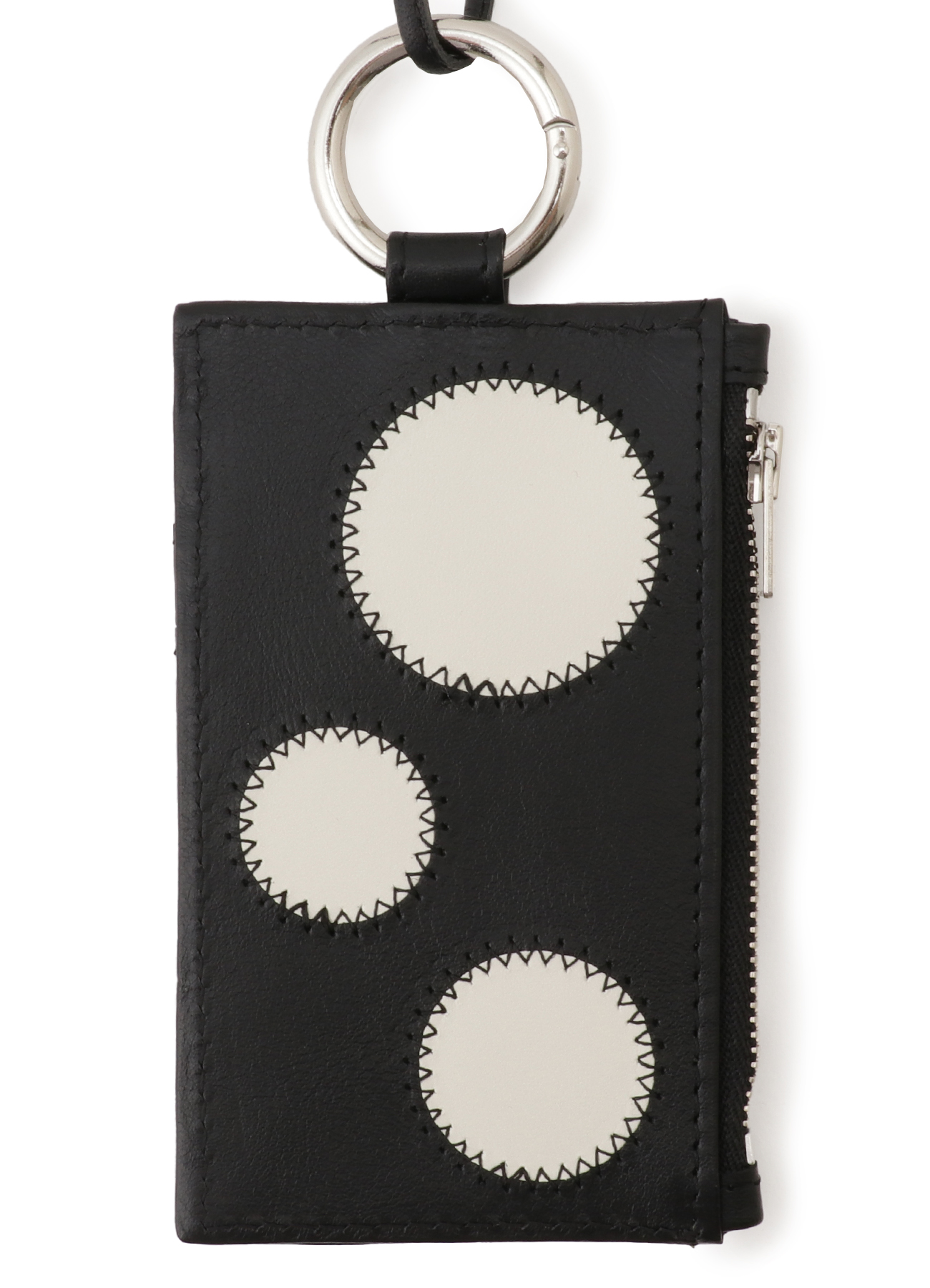 DOT PATCHWORK LEATHER PASS CASE