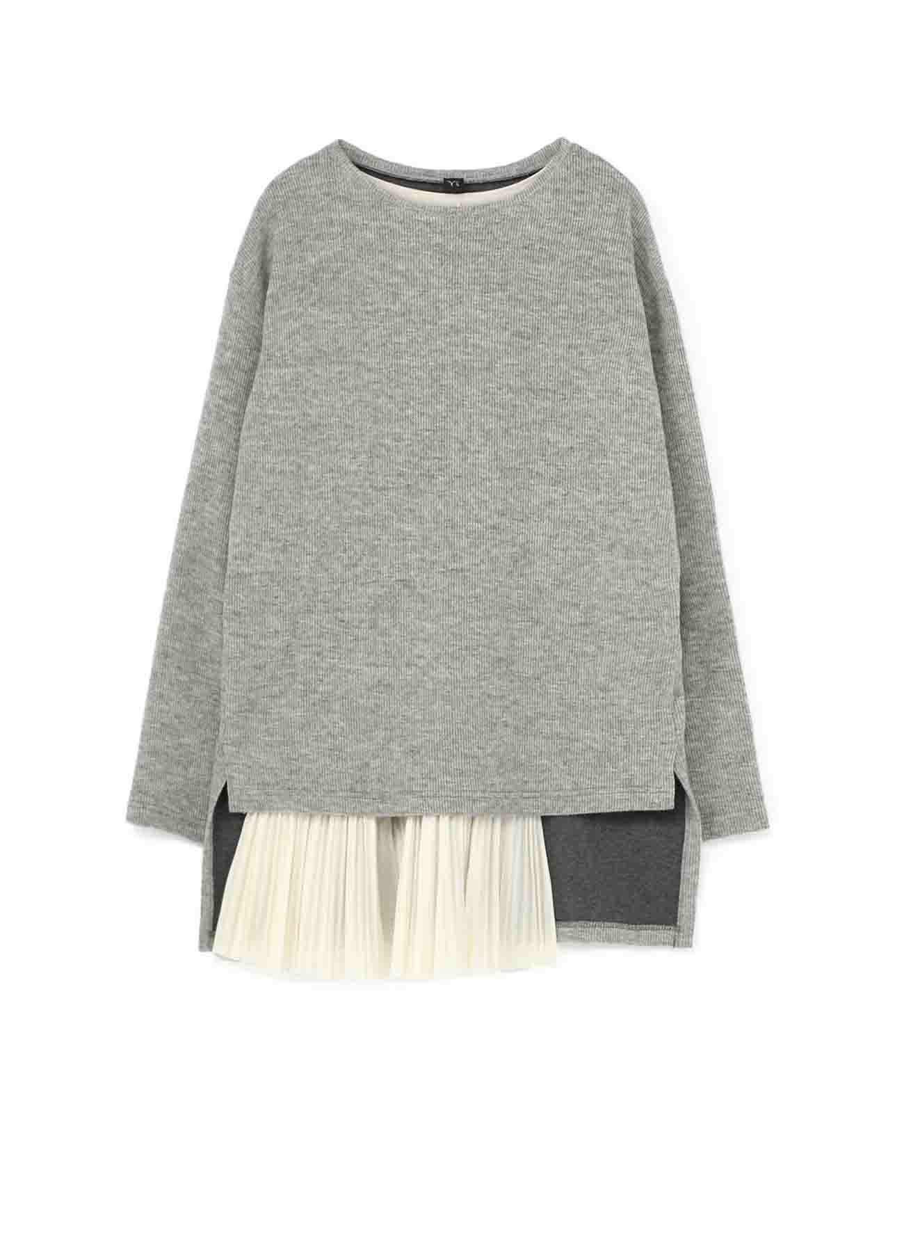 DOUBLE FACE PLEATS PULLOVER