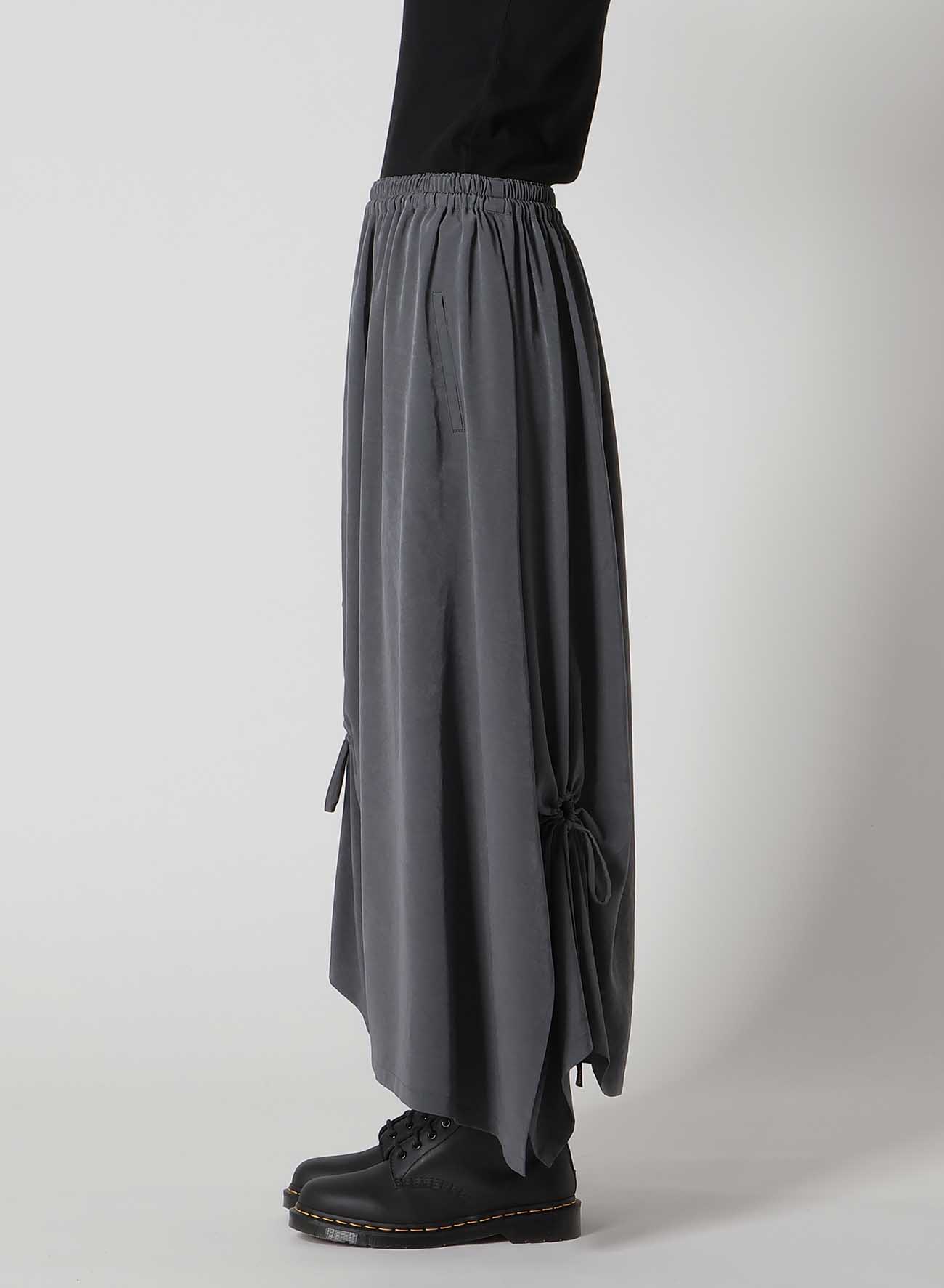 CREPE de CHINE CIRCLE GATHERED SKIRT